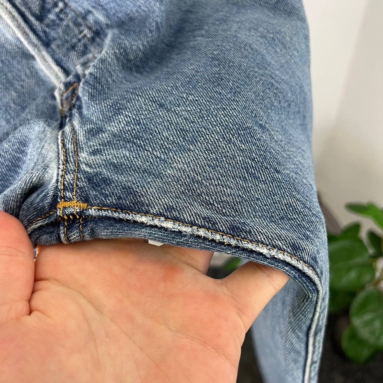 Levi's Vintage Y2K 501 Levi’s Blue Distressed Denim Jeans Size US 34 / EU 50 - 9 Thumbnail