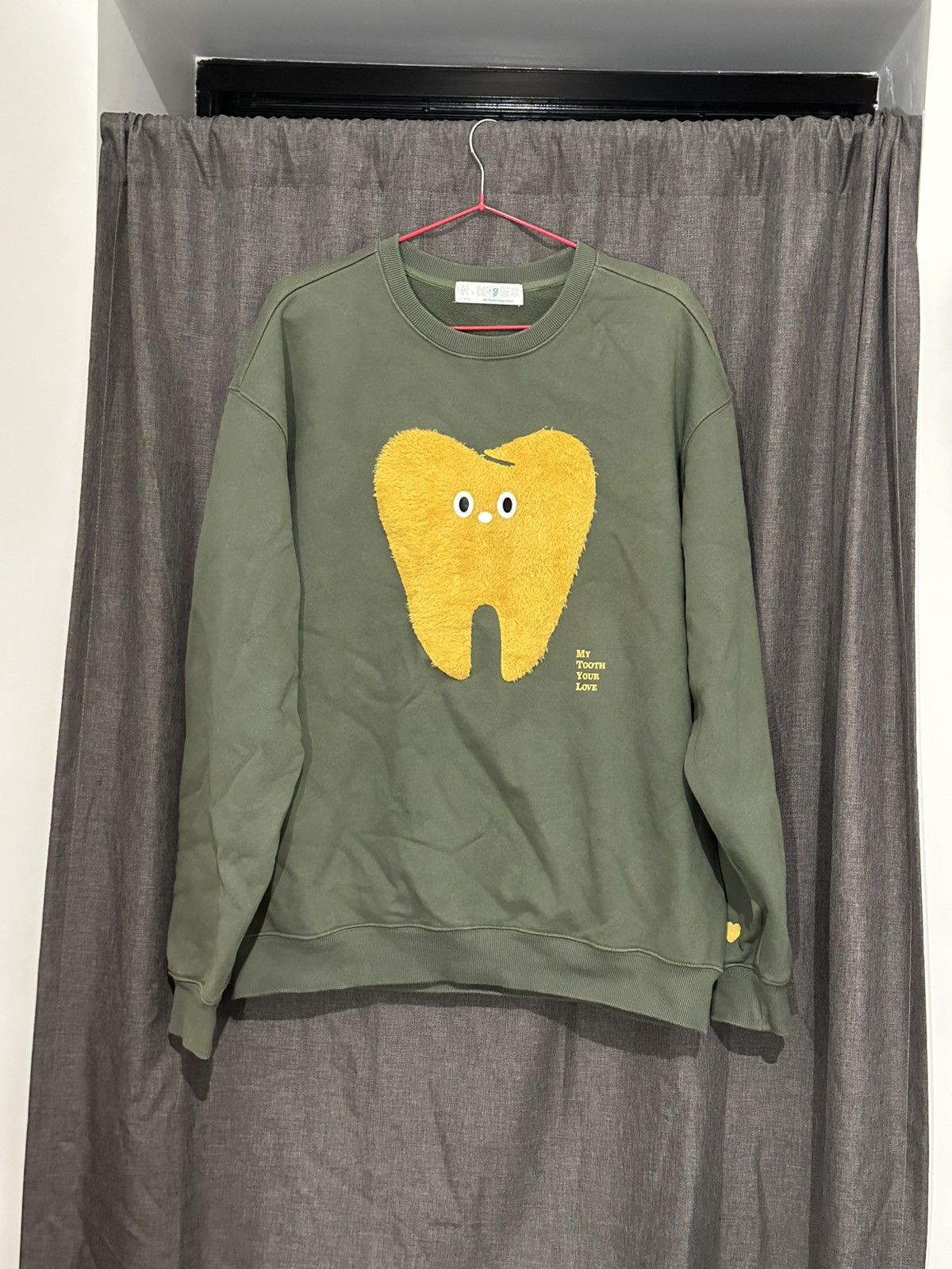 Japanese Brand Green crewneck sweatshirt Size US L / EU 52-54 / 3 - 5 Thumbnail
