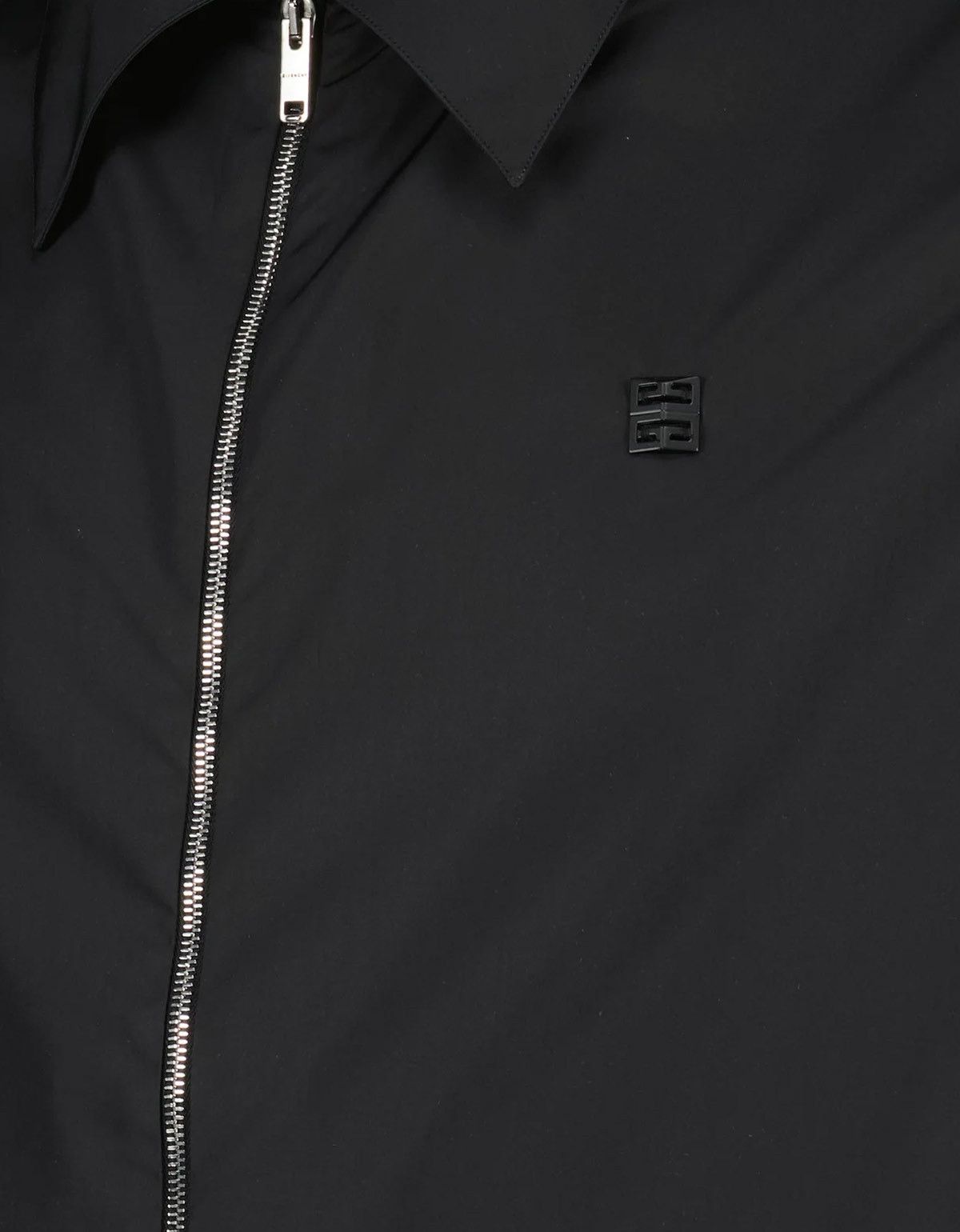 Givenchy Givenchy Black 4G Plaque Zip Shirt Size US M / EU 48-50 / 2 - 3 Thumbnail