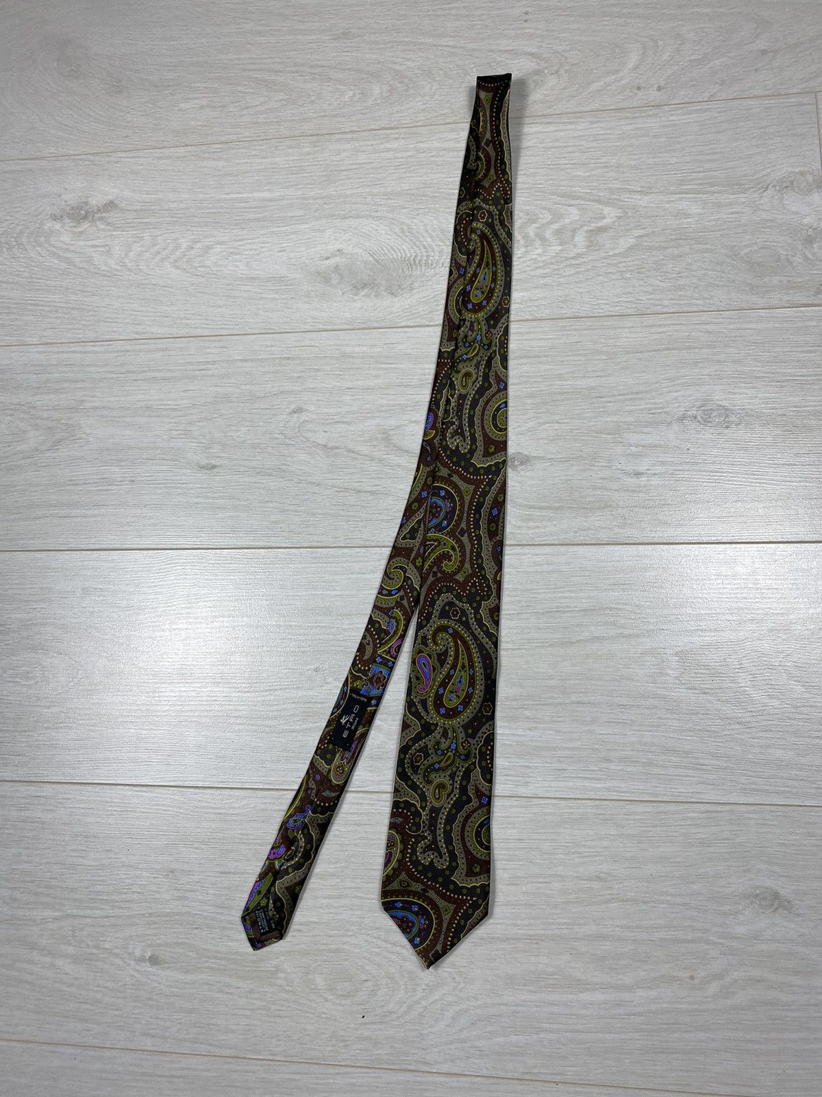 Etro × Vintage ETRO Milano Italy Paisley Cravatte Size ONE SIZE - 5 Thumbnail