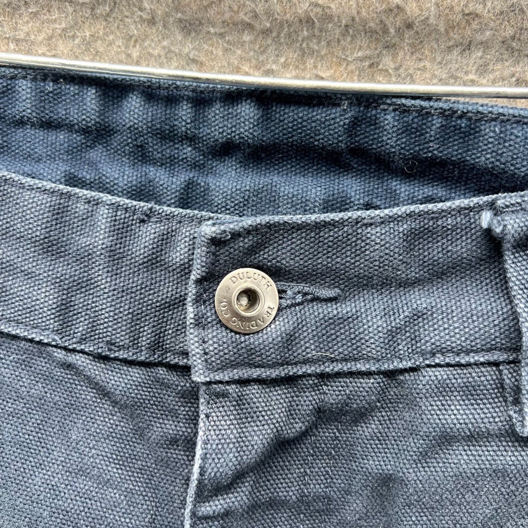 Vintage VINTAGE Duluth Jeans Mens 36x32 Blue Navy Chino Trouser Cotton Preppy Straight Baggy Jeans Size US 36 / EU 52 - 5 Thumbnail