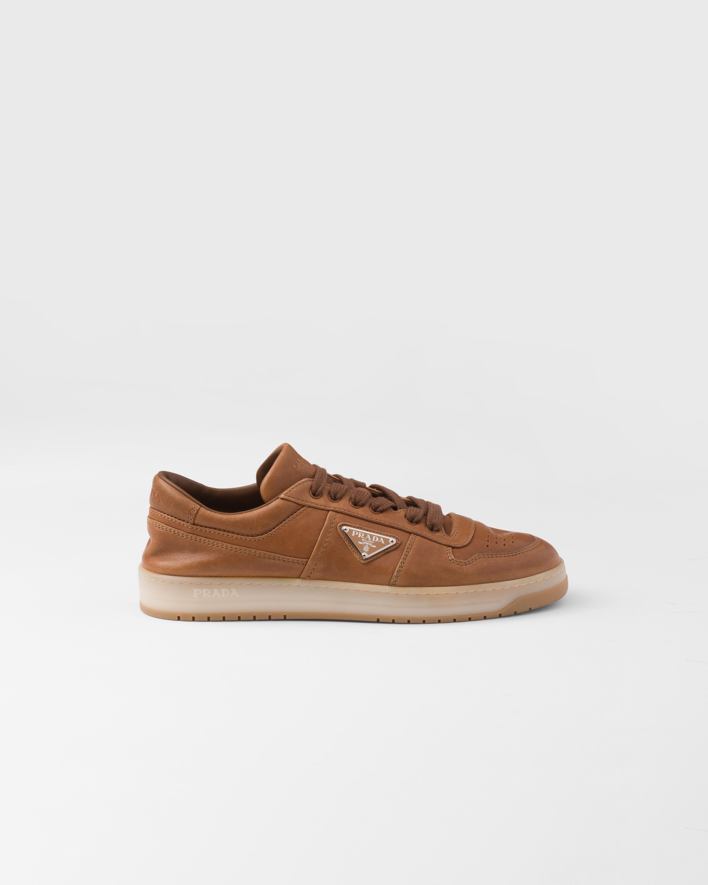 Prada o1mt1gz0325 Downtown Nappa Sneakers in Brown Size US 11 / EU 44 - 2 Thumbnail