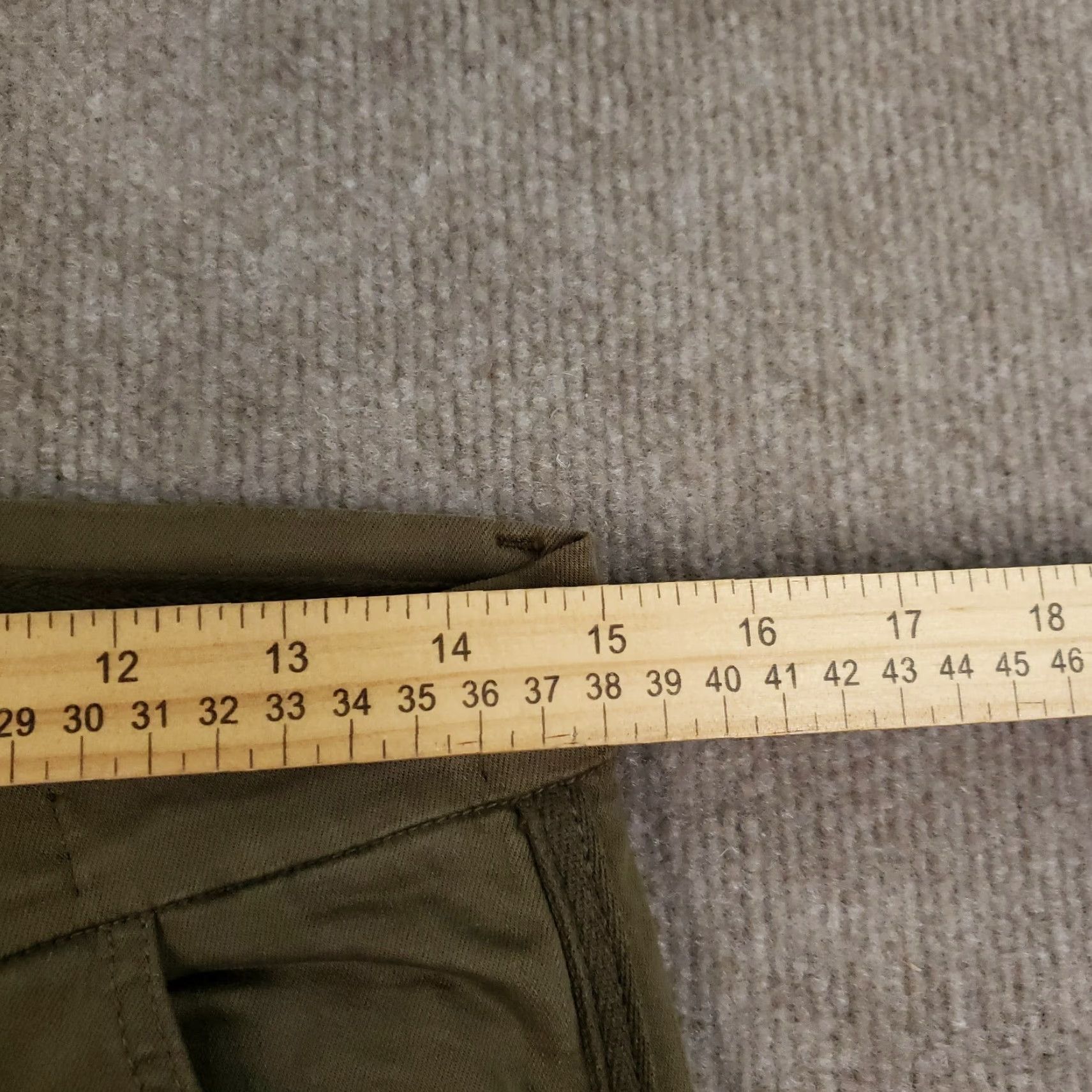 Vintage VINTAGE NSF The Wallace Pants Womens 28 DRAB Green Mid-Rise Ankle Trousers Made in USA Size 28" / US 6 / IT 42 - 7 Thumbnail
