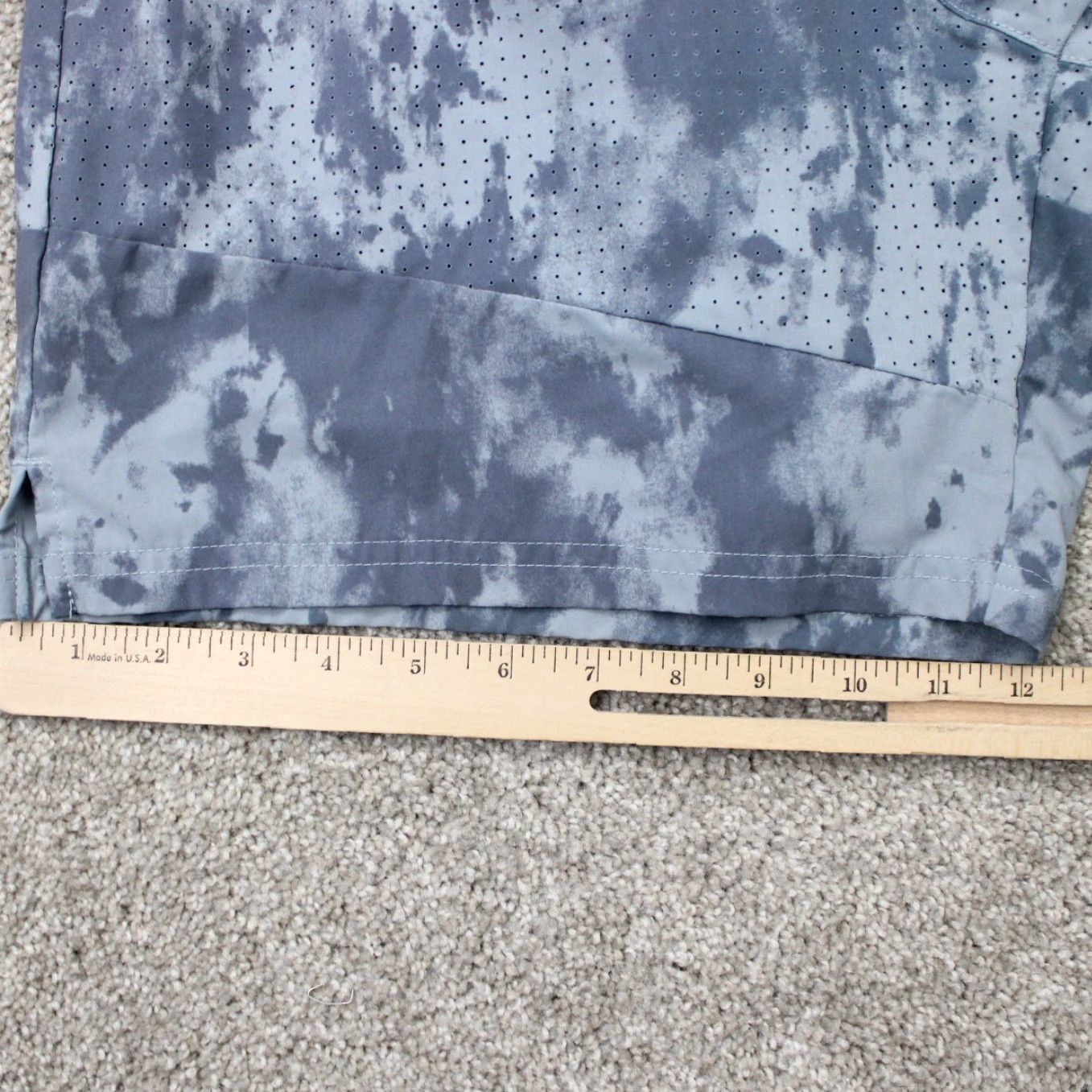Vintage Skora Shorts Mens Large Blue/Gray Quick Dry Lined Drawstring 7" Inseam Bermuda Regular Size US 33 - 6 Thumbnail
