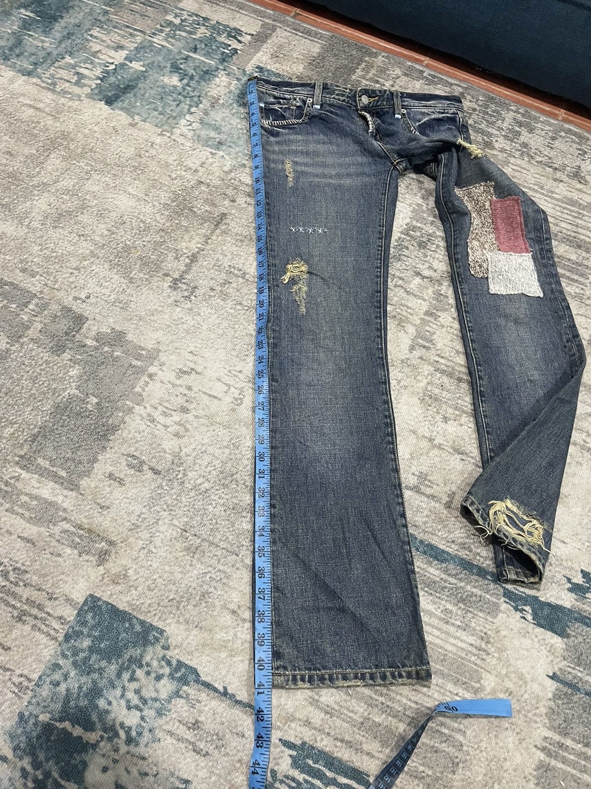 Japanese Brand RARE ! Vintage Flash Report Distressed Style Kapital Design Size US 32 / EU 48 - 21 Thumbnail