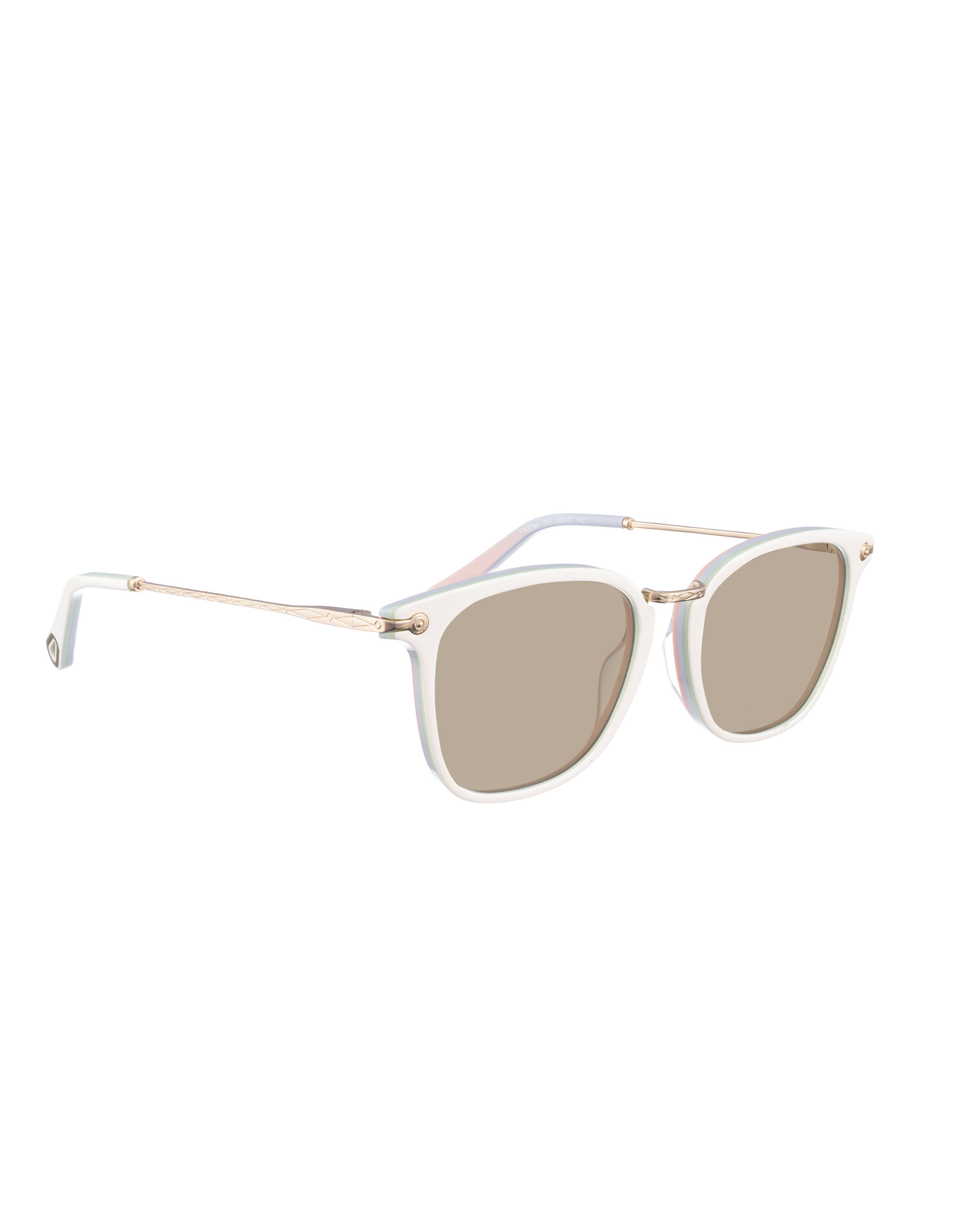 Chloe Chloe 00s Oversized Pastel and Gold Sunglasses Size ONE SIZE - 3 Thumbnail