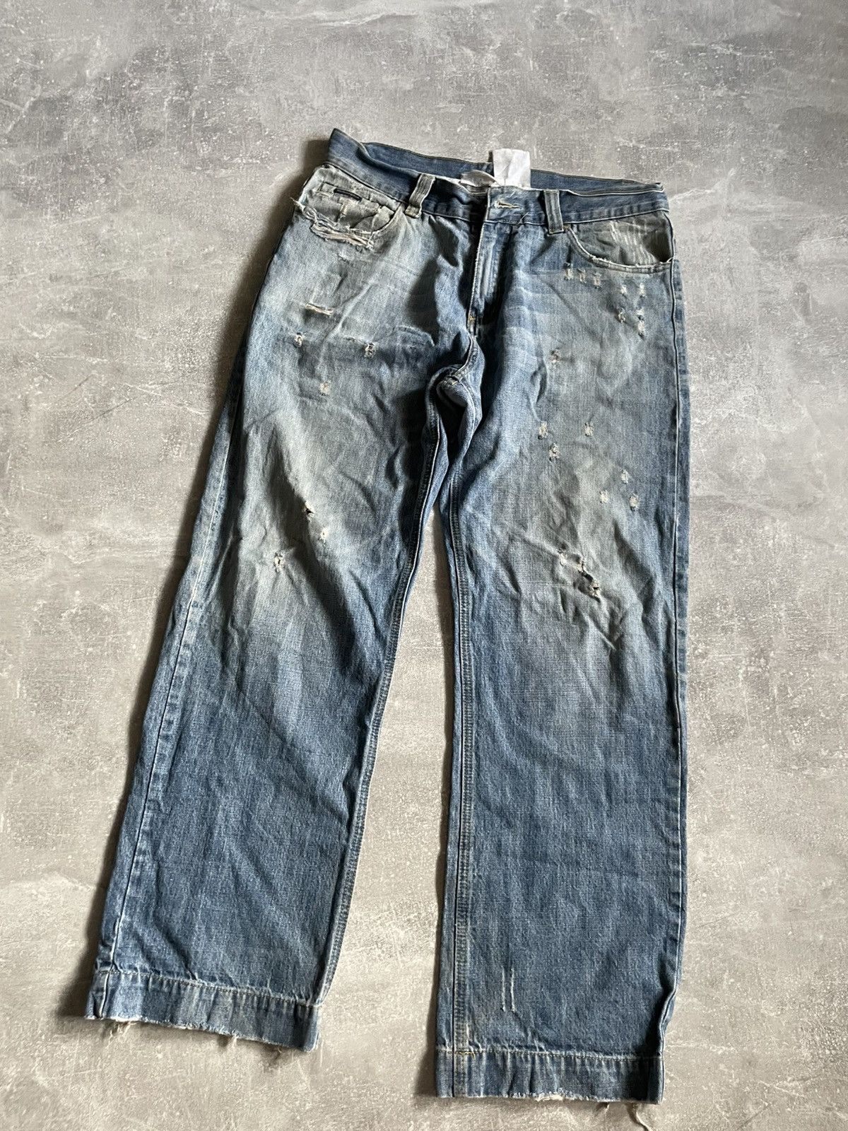 Dolce & Gabbana Dolce Gabbana jeans rockstar destroy pants Studded Eyelets Size US 36 / EU 52 - 8 Thumbnail