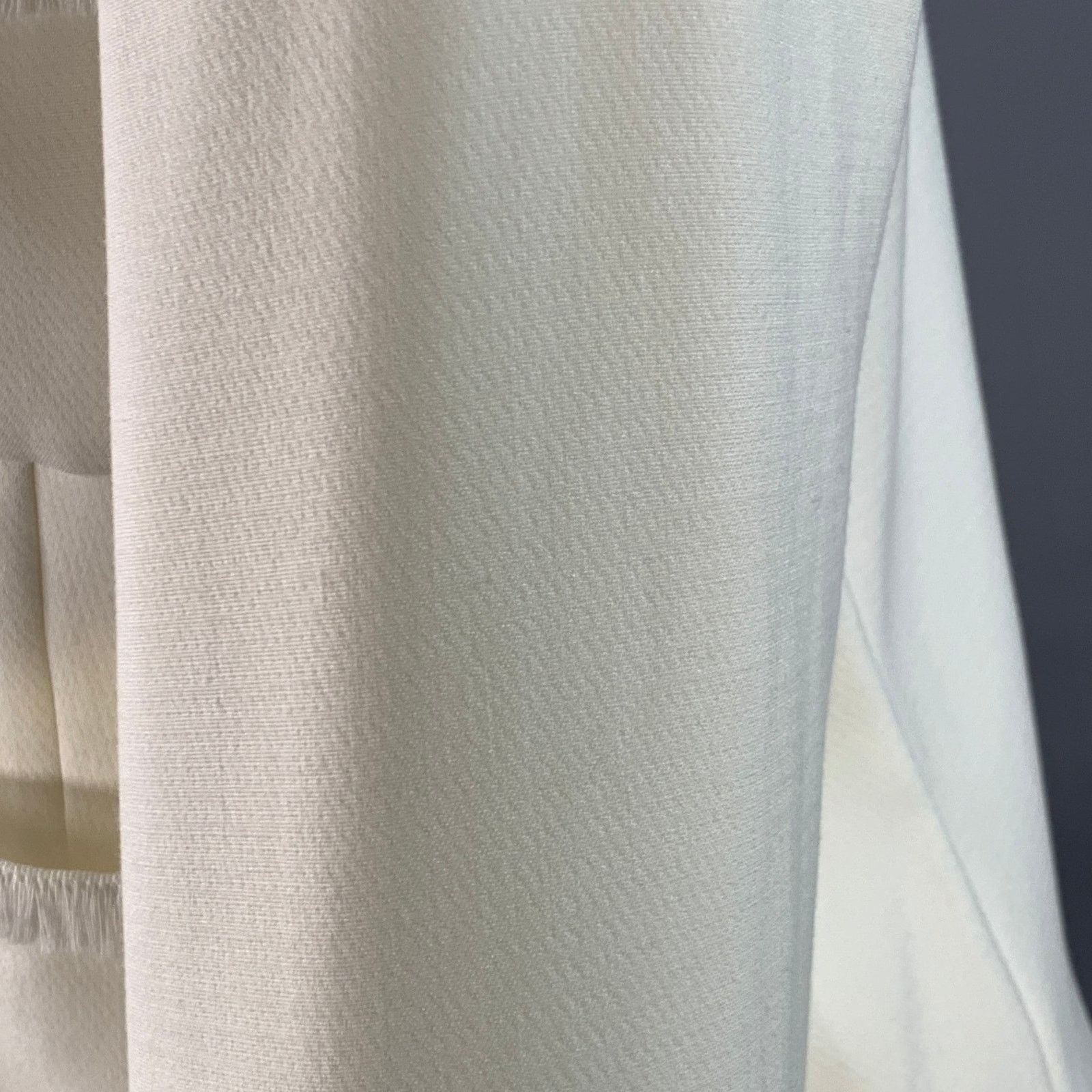 L'AGENCE 8 White Polyester Woven Cropped Open Front Jacket Blazer Size M / US 6-8 / IT 42-44 - 9 Thumbnail