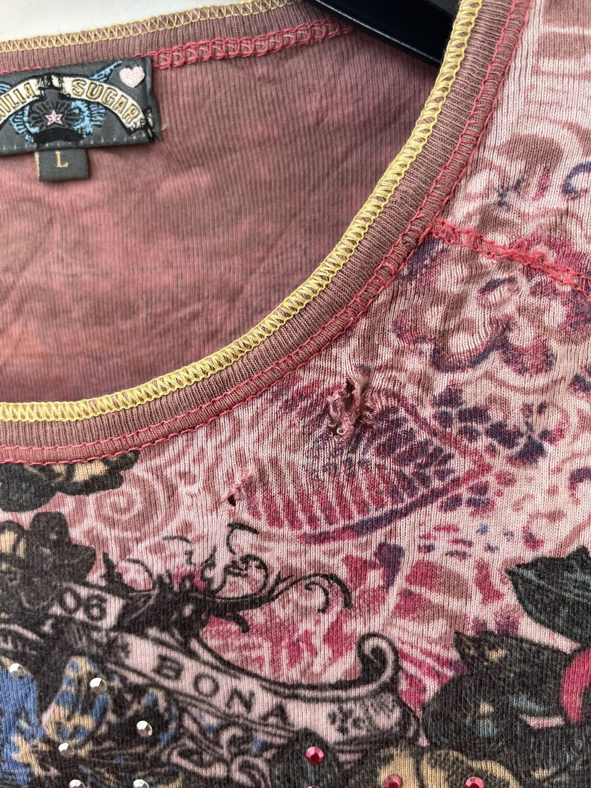 Beauty Beast × Hysteric Glamour × Japanese Brand Japanese Vanilla Sugar Mesh Tatto Seditionaries Punk Style Size US M / EU 48-50 / 2 - 7 Thumbnail