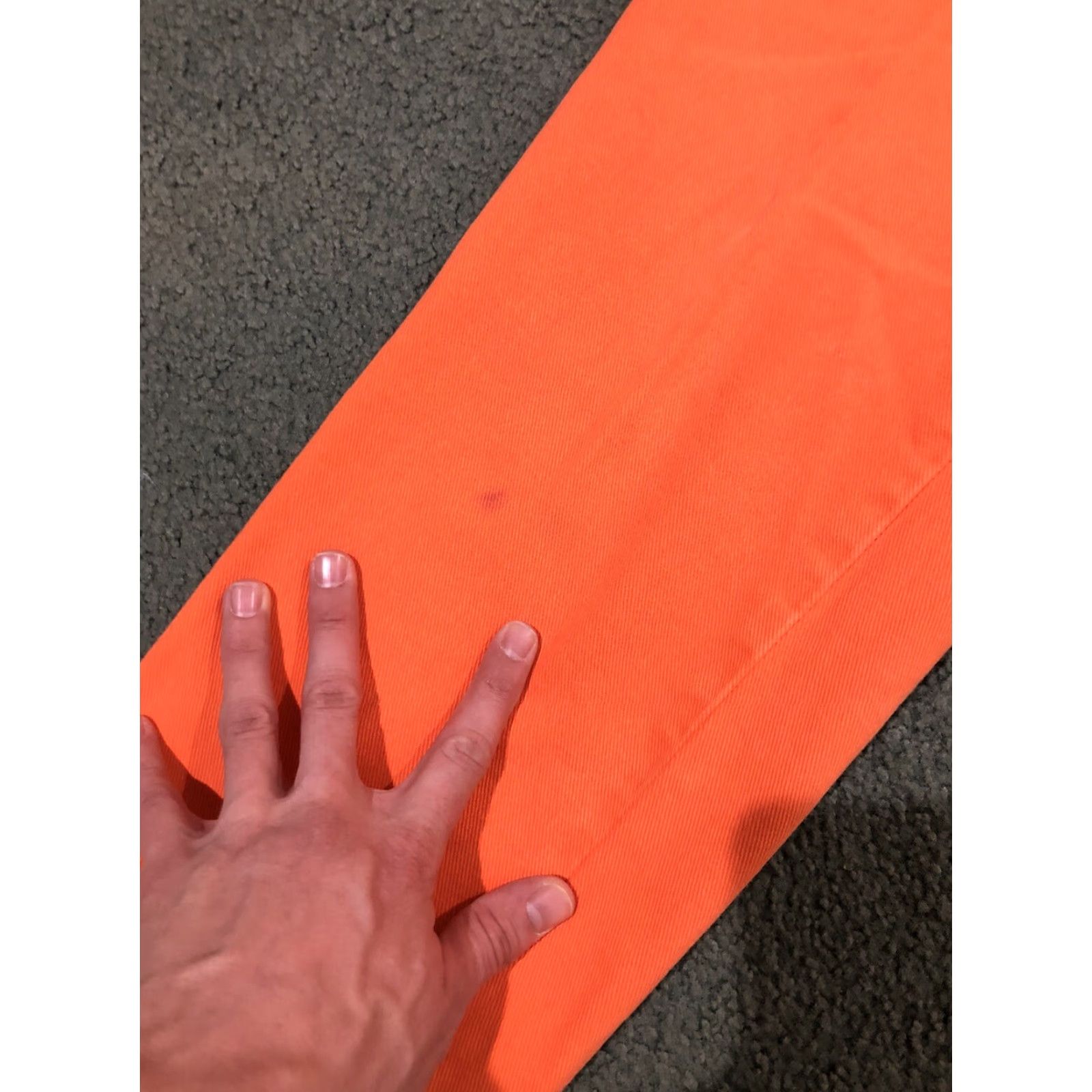 Lands' End VINTAGE Lands' End Denim Jeans Orange 32x30 Men USA Straight W32 L30 United States Regular Inseam 30 Size US 32 / EU 48 - 7 Thumbnail