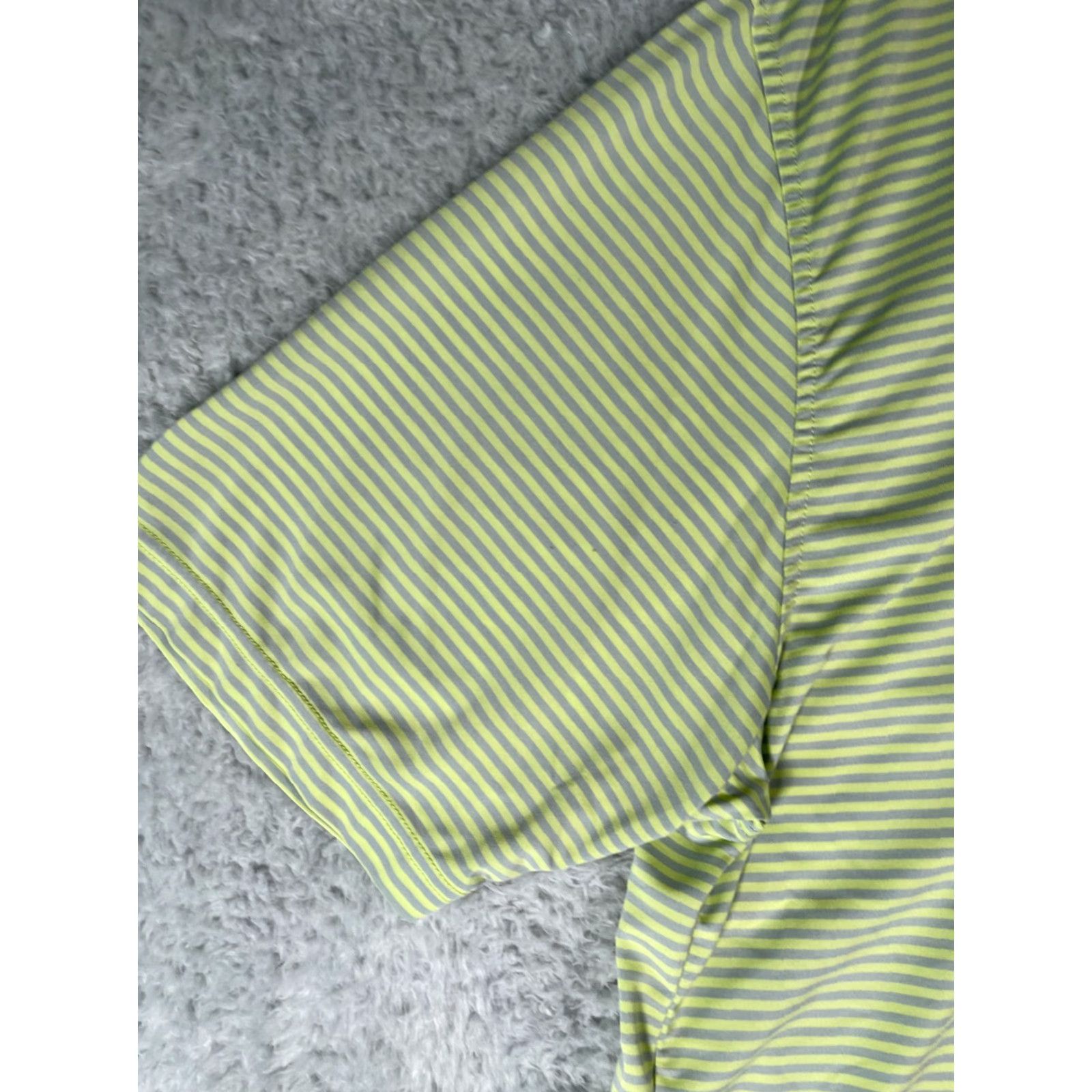 Footjoy Footjoy Polo Shirt Mens Medium Yellow Striped Golf Golfing Polo Mens Size US M / EU 48-50 / 2 - 7 Thumbnail