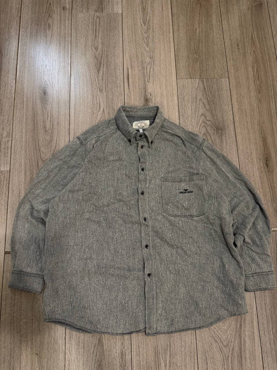 Giorgio Armani Luxury Vintage Giorgio Armani Armani Jeans Overshirt Men Size US XL / EU 56 / 4 - 1 Thumbnail