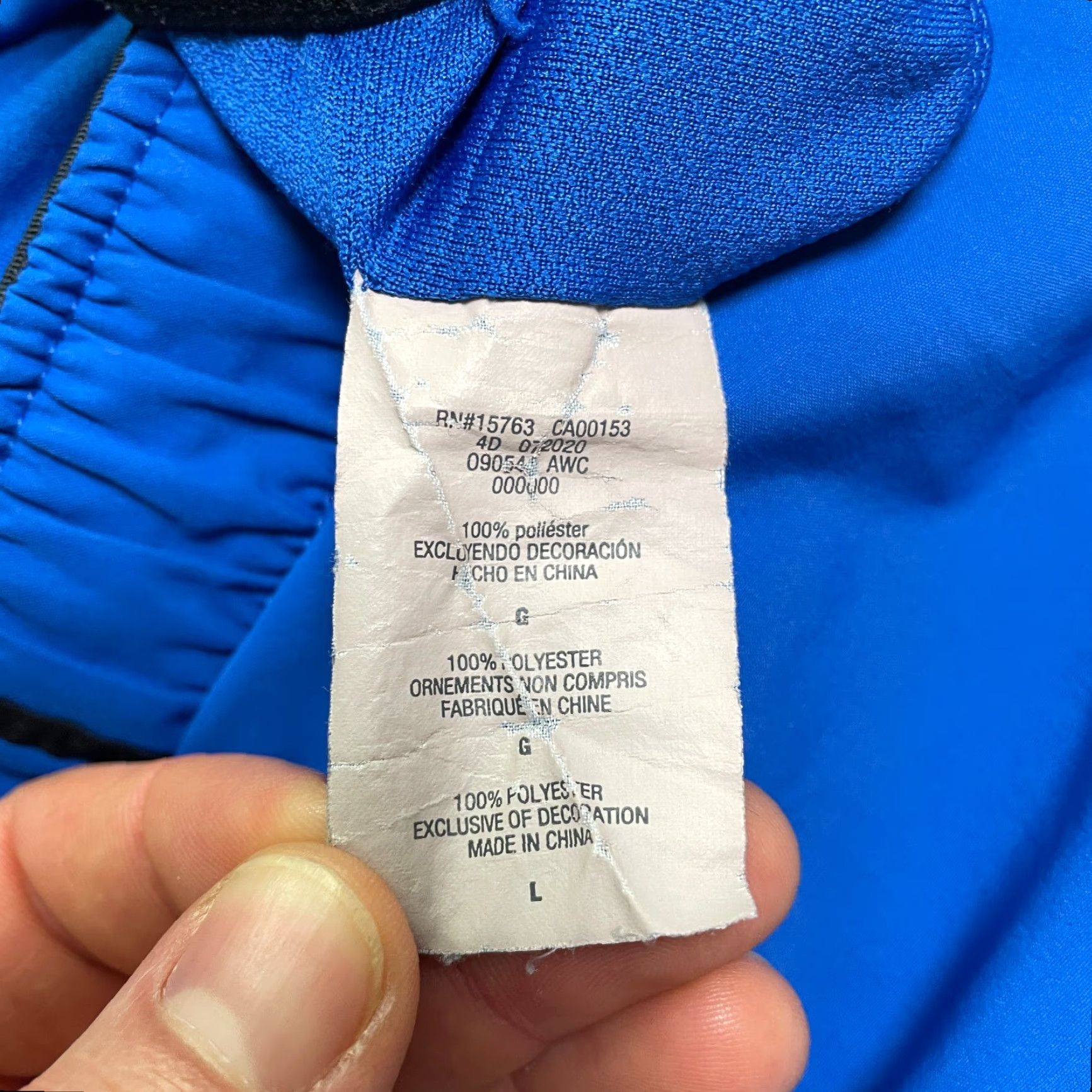 Hanes Hanes Sports Active Shorts Womens Large Blue Elastic Gym Athletic Running 33x3.5 Size 36" / US 14 / IT 50 - 5 Thumbnail