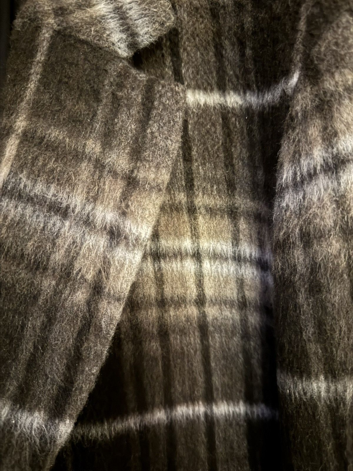 Saturdays NYC Saturdays NYC Plaid “Mohair” Style Wool Overcoat Size US XL / EU 56 / 4 - 3 Thumbnail
