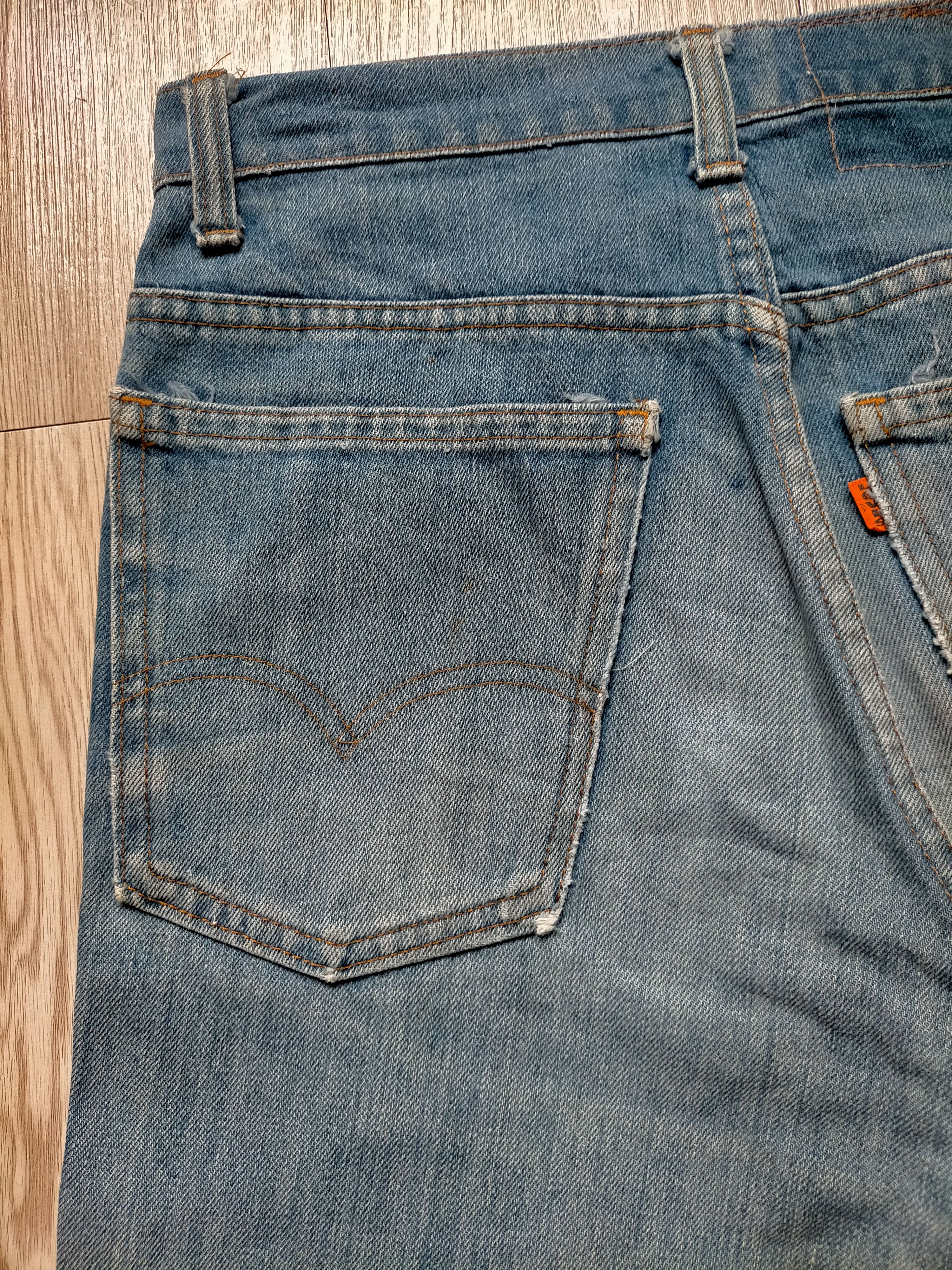 Levi's Vintage 70s-80s Levis 517 Oren Tab Button 8 Boot cut Denim Size US 28 / EU 44 - 10 Thumbnail