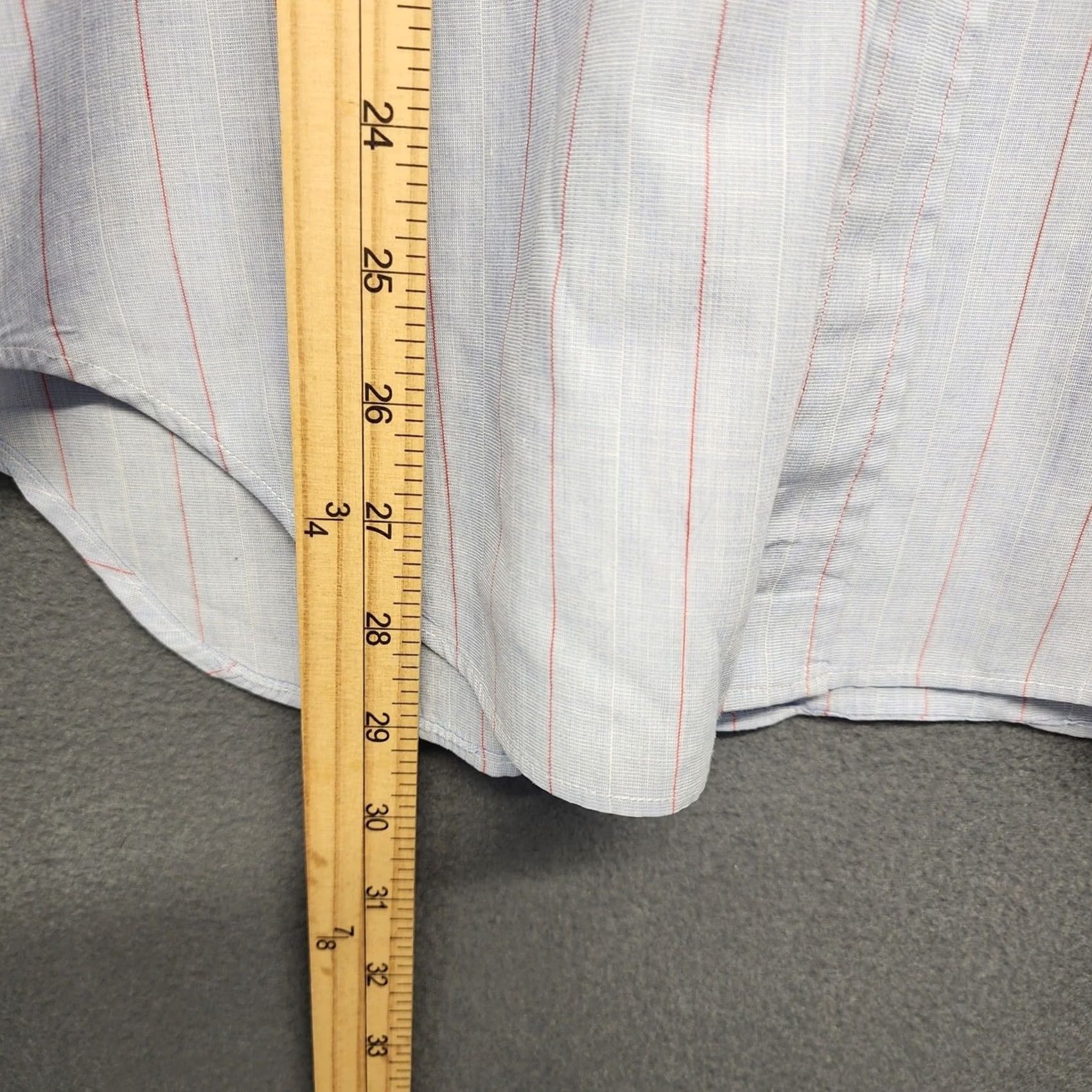 Vintage VINTAGE Richard Bennett Dress Shirt Mens Medium Blue Striped Office 80s Long Sleeve Button Down Collar USA Size US M / EU 48-50 / 2 - 5 Thumbnail