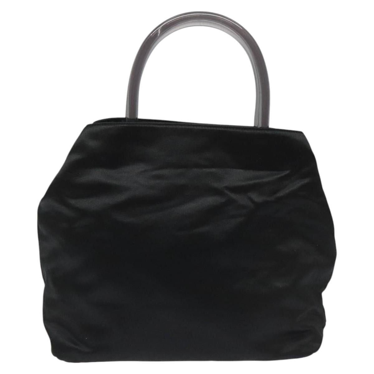 Prada PRADA Hand Bag Satin Black Size ONE SIZE - 2 Thumbnail