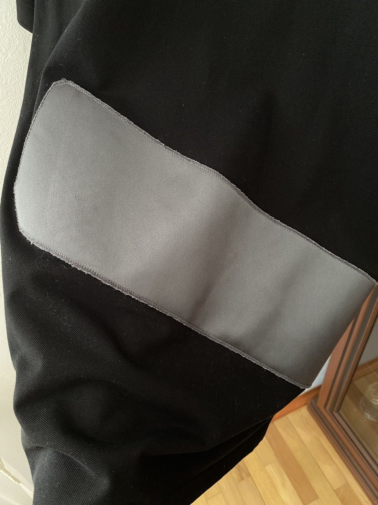 Lanvin Rare Lanvin Black Arm Patched Polo Shirt Size US L / EU 52-54 / 3 - 7 Thumbnail