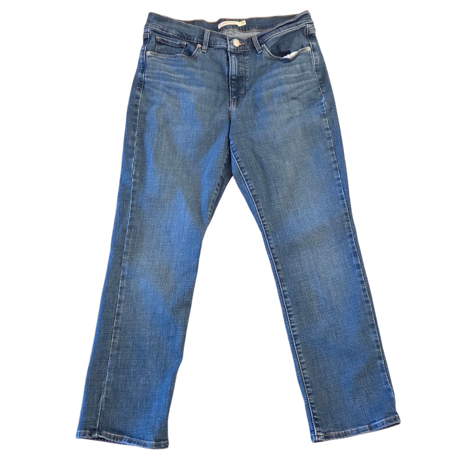 Levi's Classic Straight Fit Levi's Blue Jeans - Women's Size 29 Size 29" - 1 Thumbnail