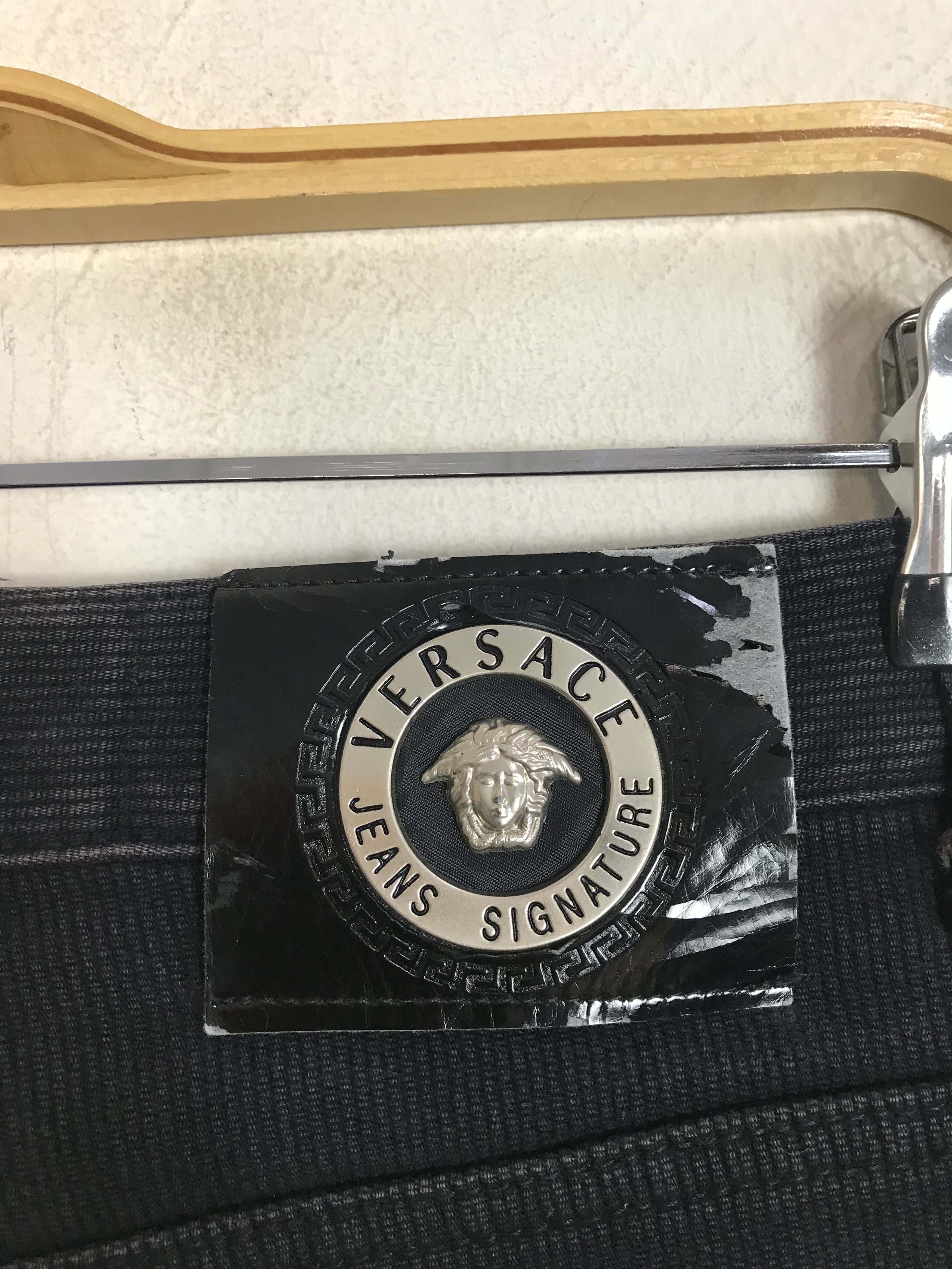 Versace Jeans Couture Versace Jeans Couture Signature Corduroy Black Straight Cut Size US 30 / EU 46 - 10 Thumbnail