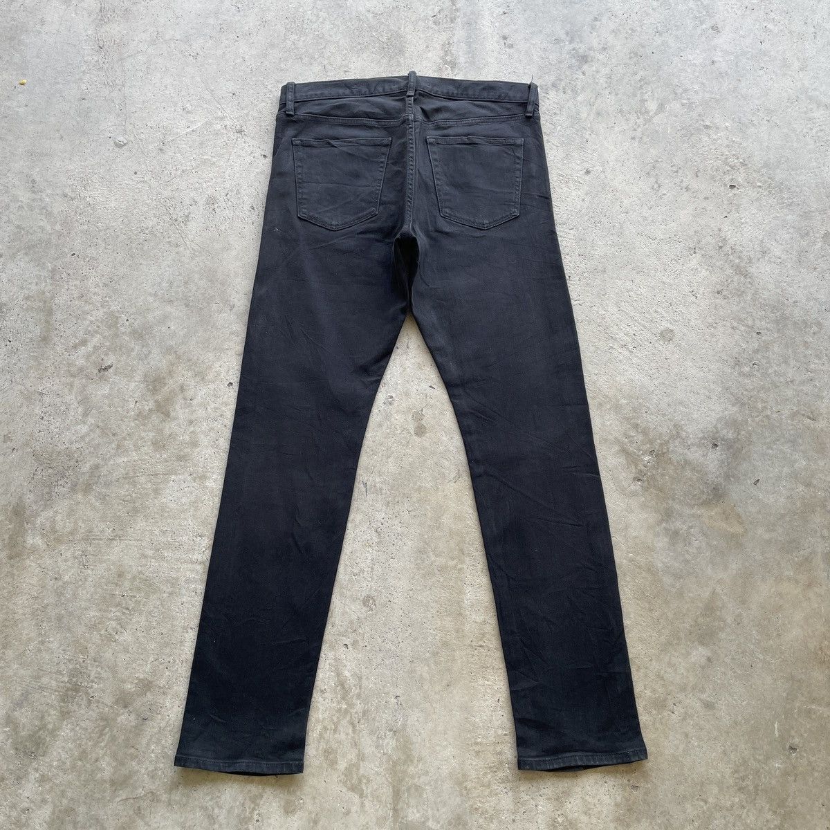 Japanese Brand Vintage Japanese Black Denim Distressed Jeans Skinny Pants Size US 34 / EU 50 - 10 Thumbnail
