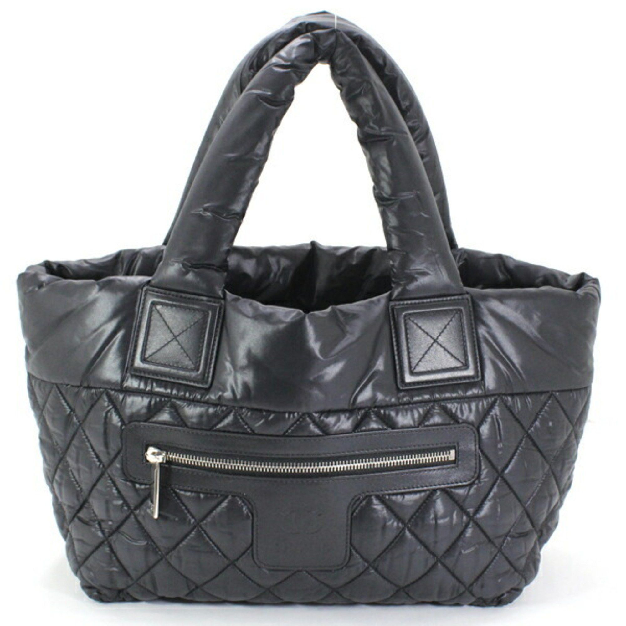 Chanel Chanel Coco Cocoon PM Small Tote Bag, Black Nylon with Mark, Women's, KM3144 Size ONE SIZE - 1 Thumbnail
