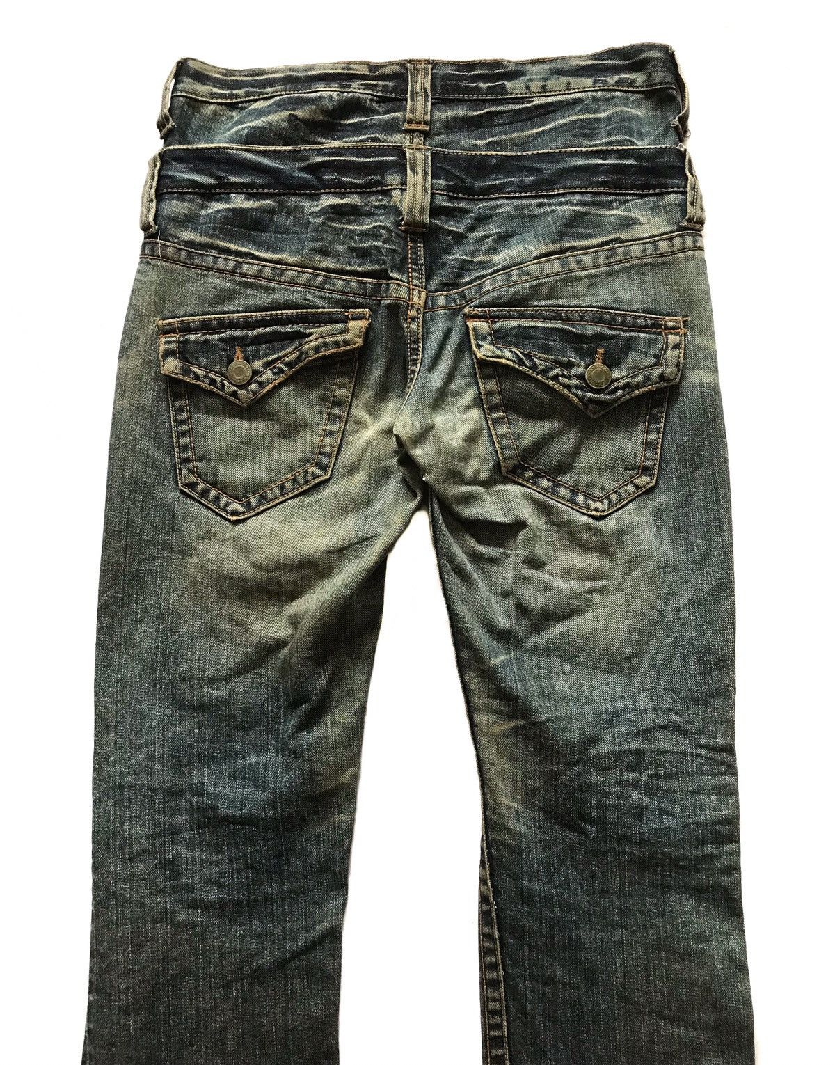 Beauty Beast × If Six Was Nine DOUBLE NAME DOUBLE WAIST DISTRESSED JEANS Size US 32 / EU 48 - 5 Thumbnail