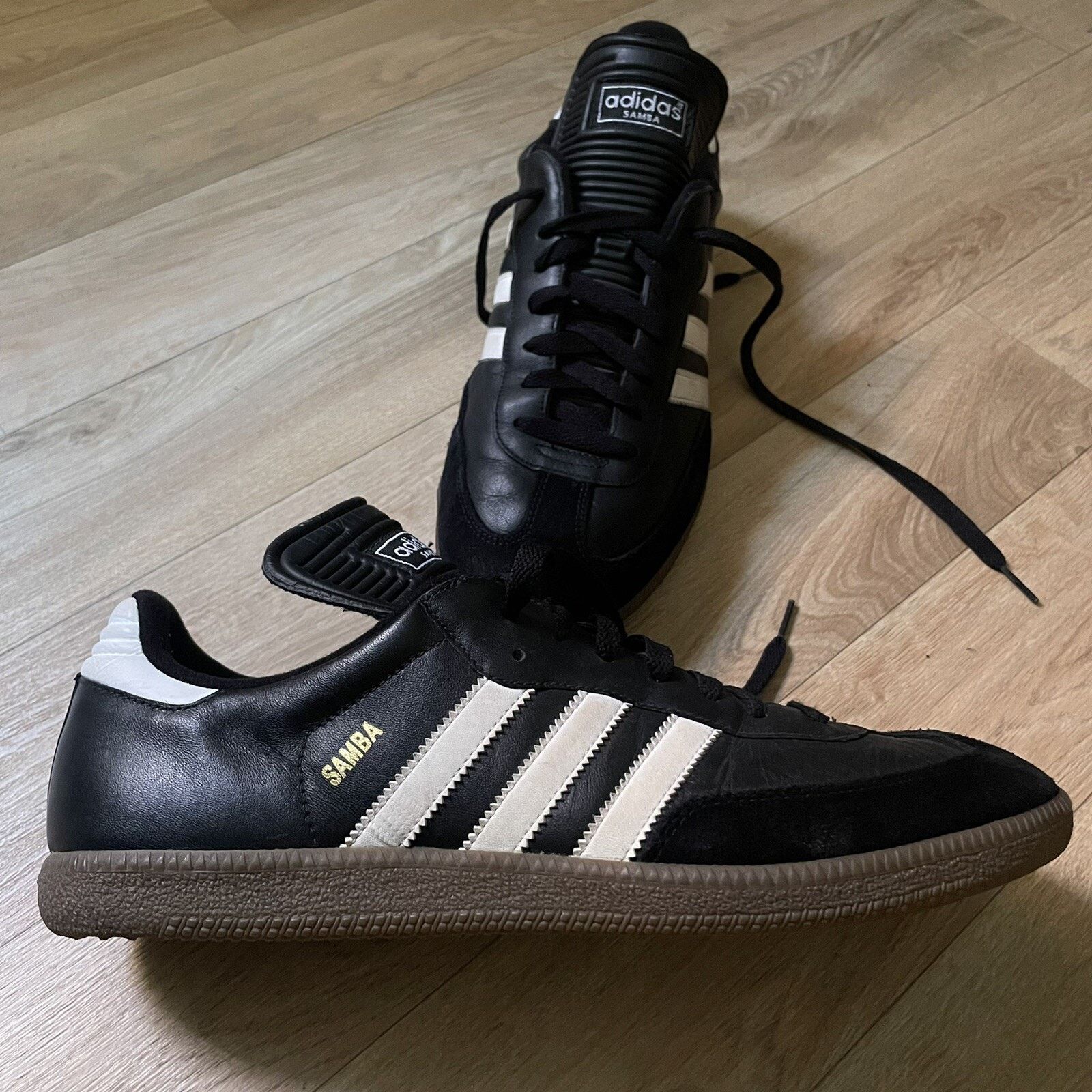 Adidas vintage Adidas Samba Shoes Training leather Sneakers Men Size US 12 / EU 45 - 6 Thumbnail