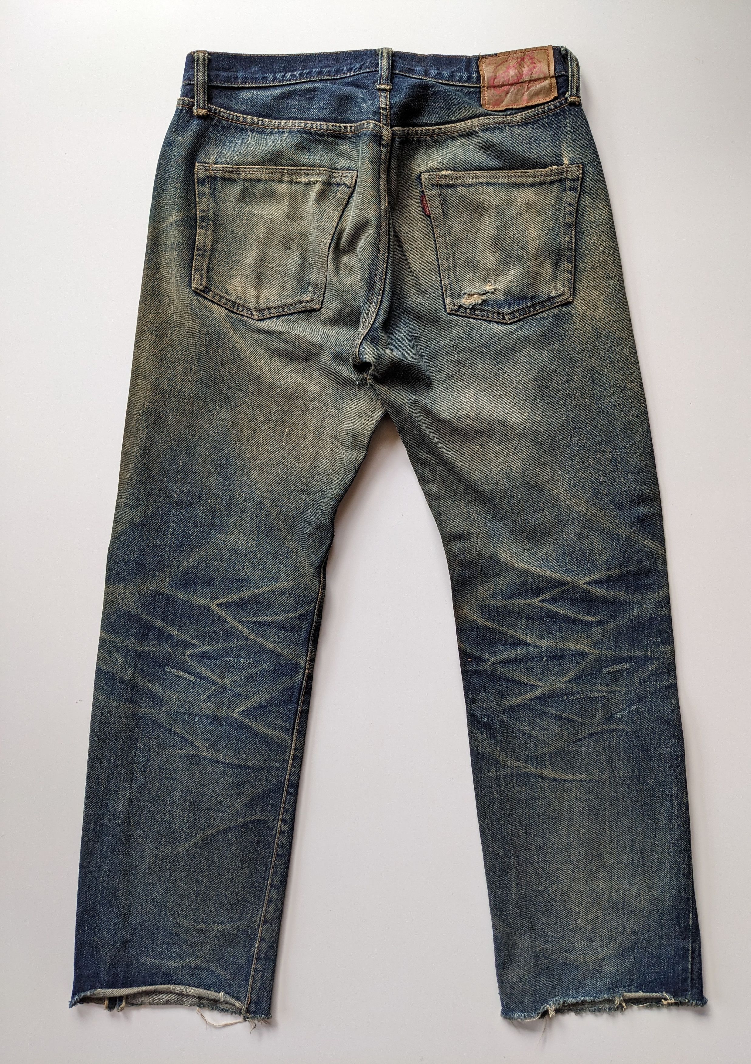 Denime Vintage DENIME distressed rusty selvedge Size US 32 / EU 48 - 4 Thumbnail