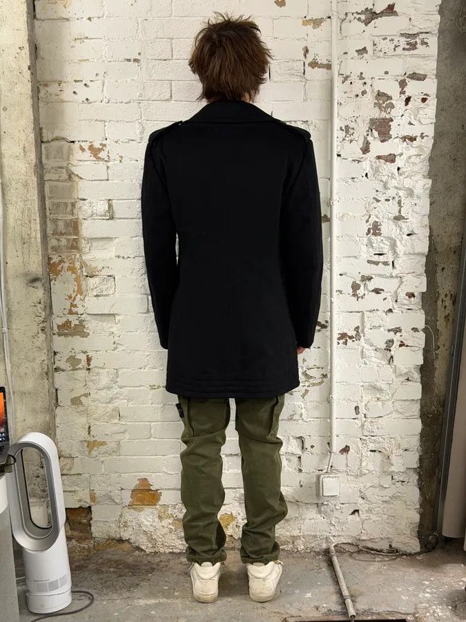 Gucci 2000s Gucci Black Wool Premium Classy Long Coat Size US M / EU 48-50 / 2 - 3 Thumbnail