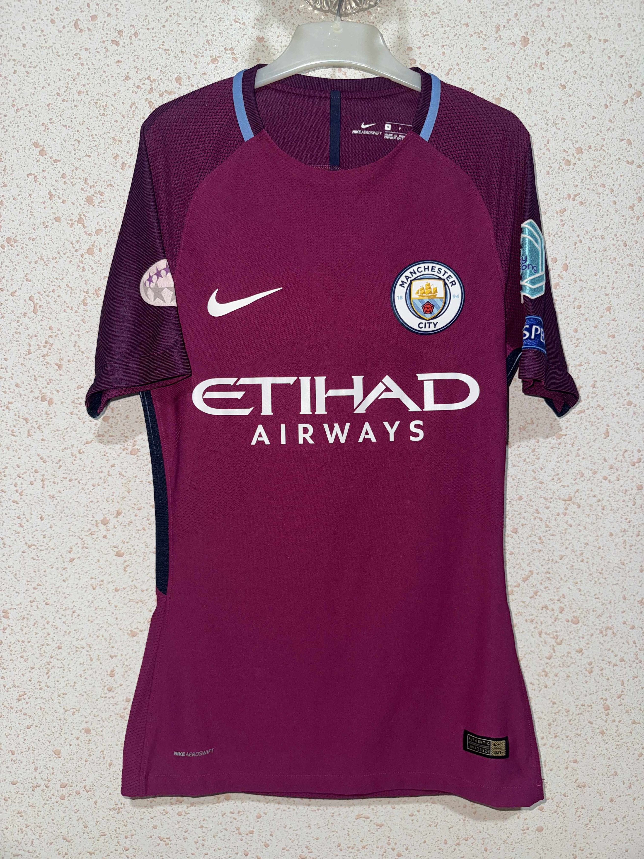 Nike Manchester City David Silva 2018 19 player version away