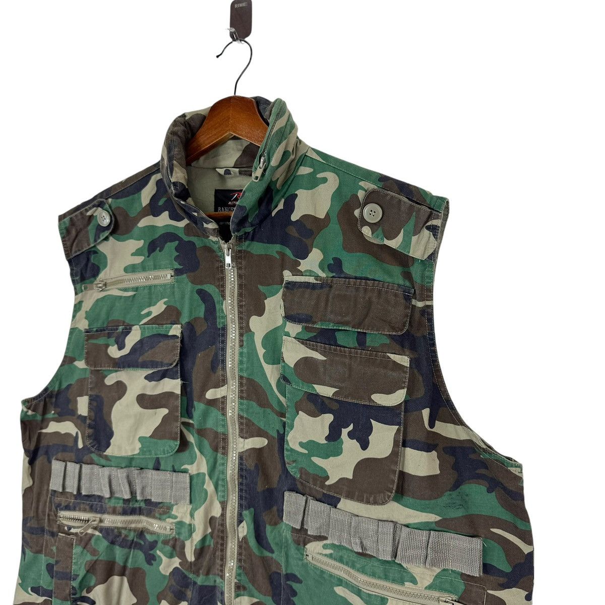 Vintage VINTAGE RANGER VEST TACTICAL CAMOUFLAGE VEST JACKET Size US XL / EU 56 / 4 - 3 Thumbnail