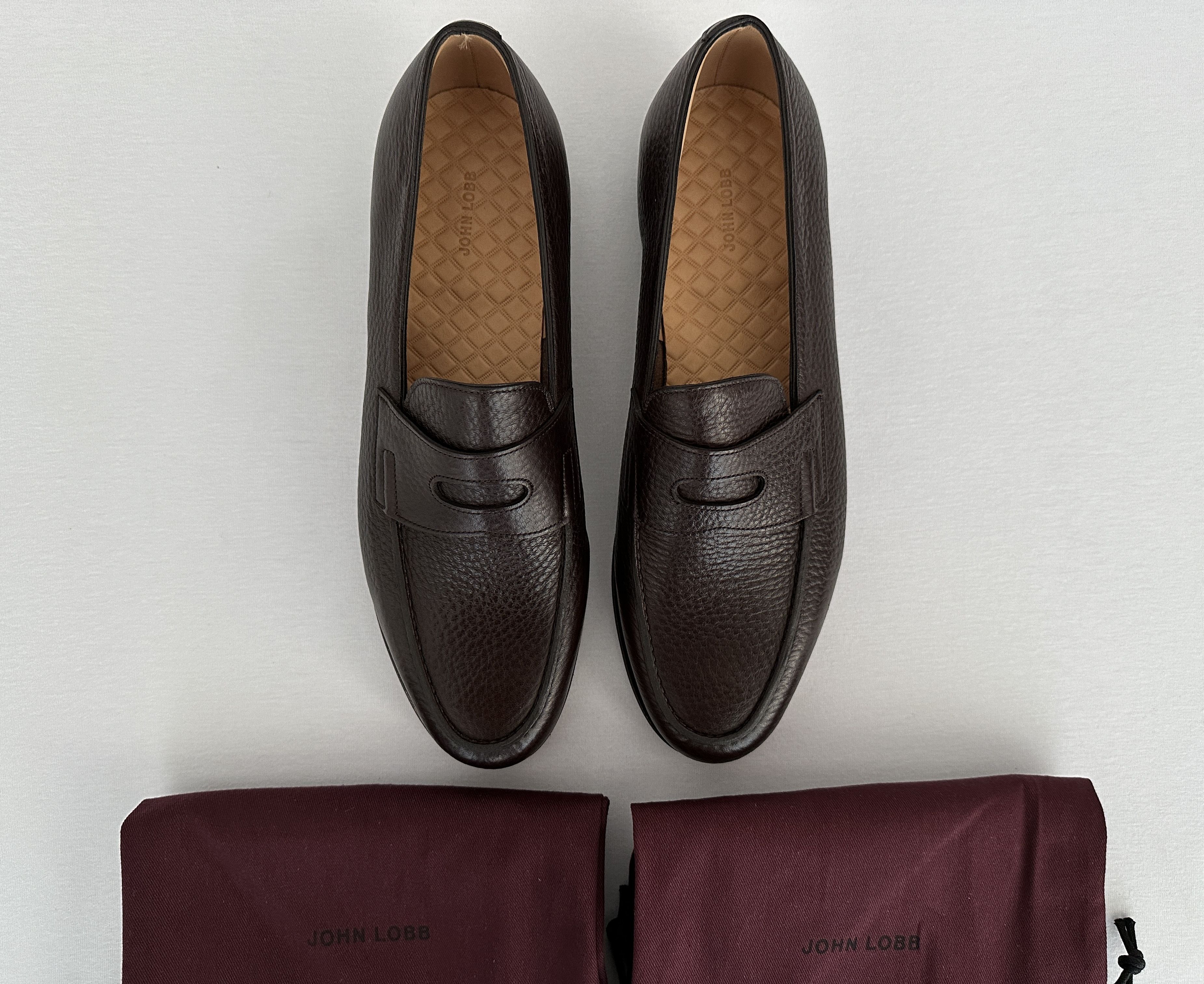 John Lobb Lopez Loafers Moorland Grain Leather Size US 9 / EU 42 - 7 Thumbnail