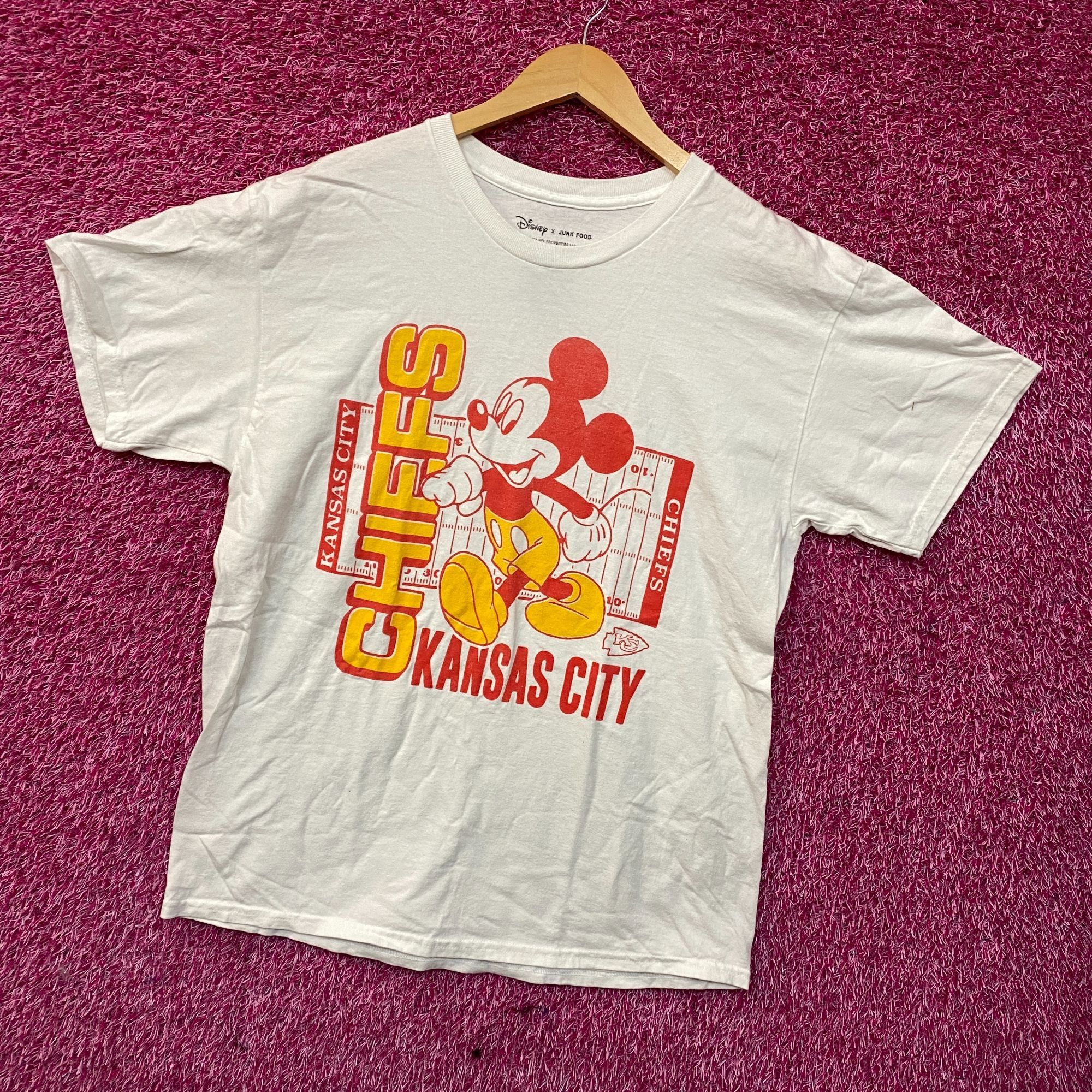 Disney Disney x Junk Food NFL Kansas City Chiefs Mickey Mouse Field Size US M / EU 48-50 / 2 - 3 Thumbnail