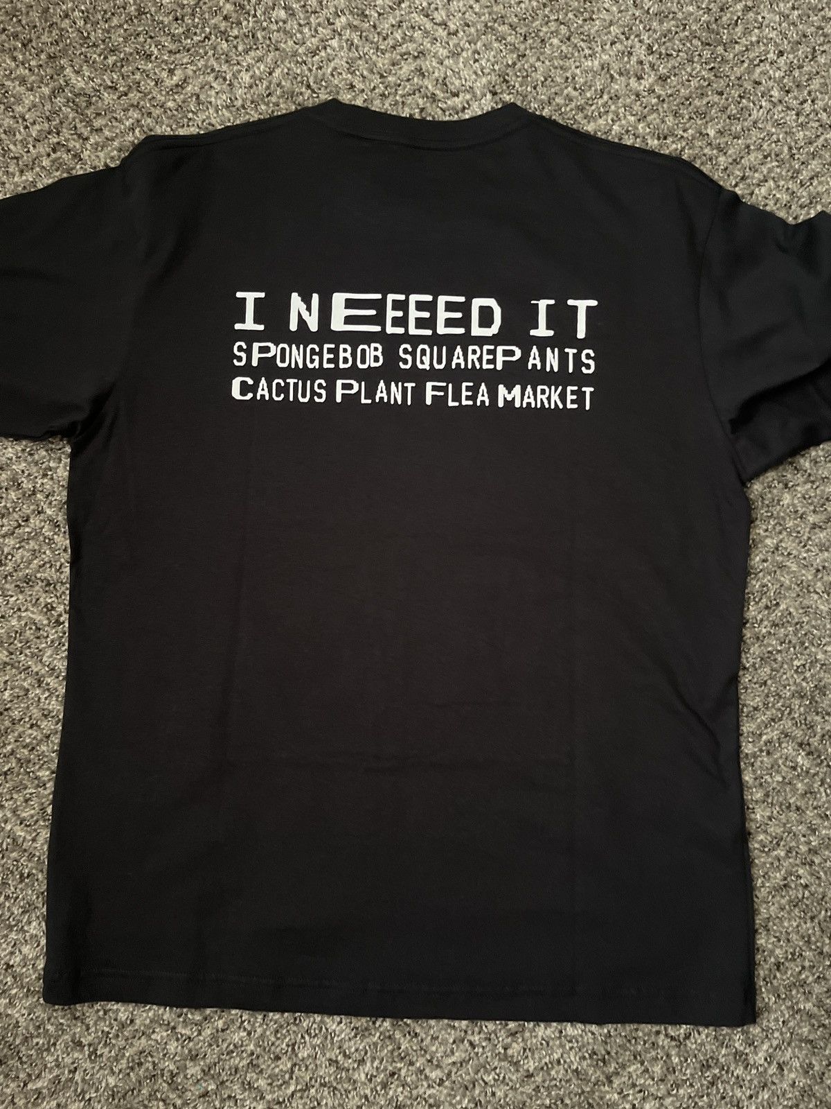 Cactus Plant Flea Market × Uniqlo Spongebob X CPFM Tee Size US L / EU 52-54 / 3 - 2 Thumbnail