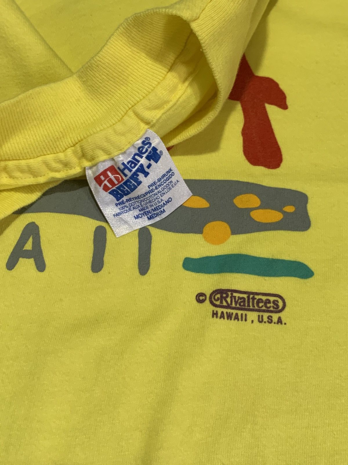 Hanes Vintage Hanes Aloha Hawaii T-shirt Size US M / EU 48-50 / 2 - 3 Thumbnail