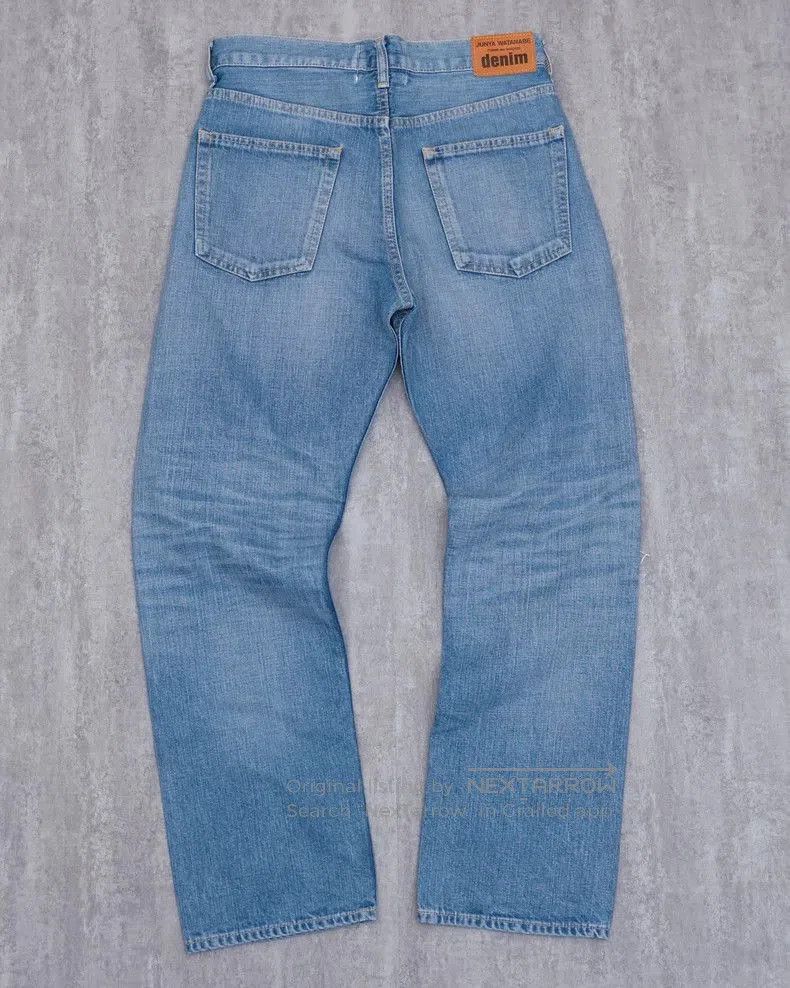 Junya Watanabe Junya Watanabe Distressed Light Wash Jeans. Size US 26 / EU 42 - 6 Thumbnail