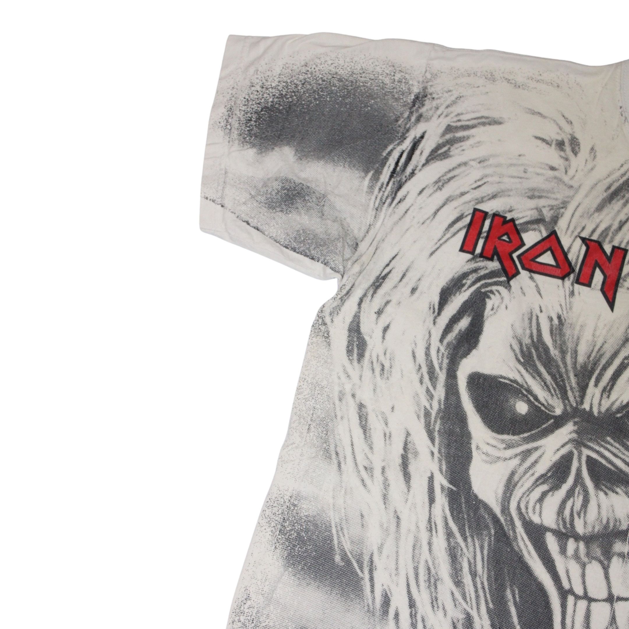Vintage 1990S IRON MAIDEN KILLER “EDDIE THE HEAD” ALL-OVER PRINT TEE Size US XL / EU 56 / 4 - 3 Thumbnail
