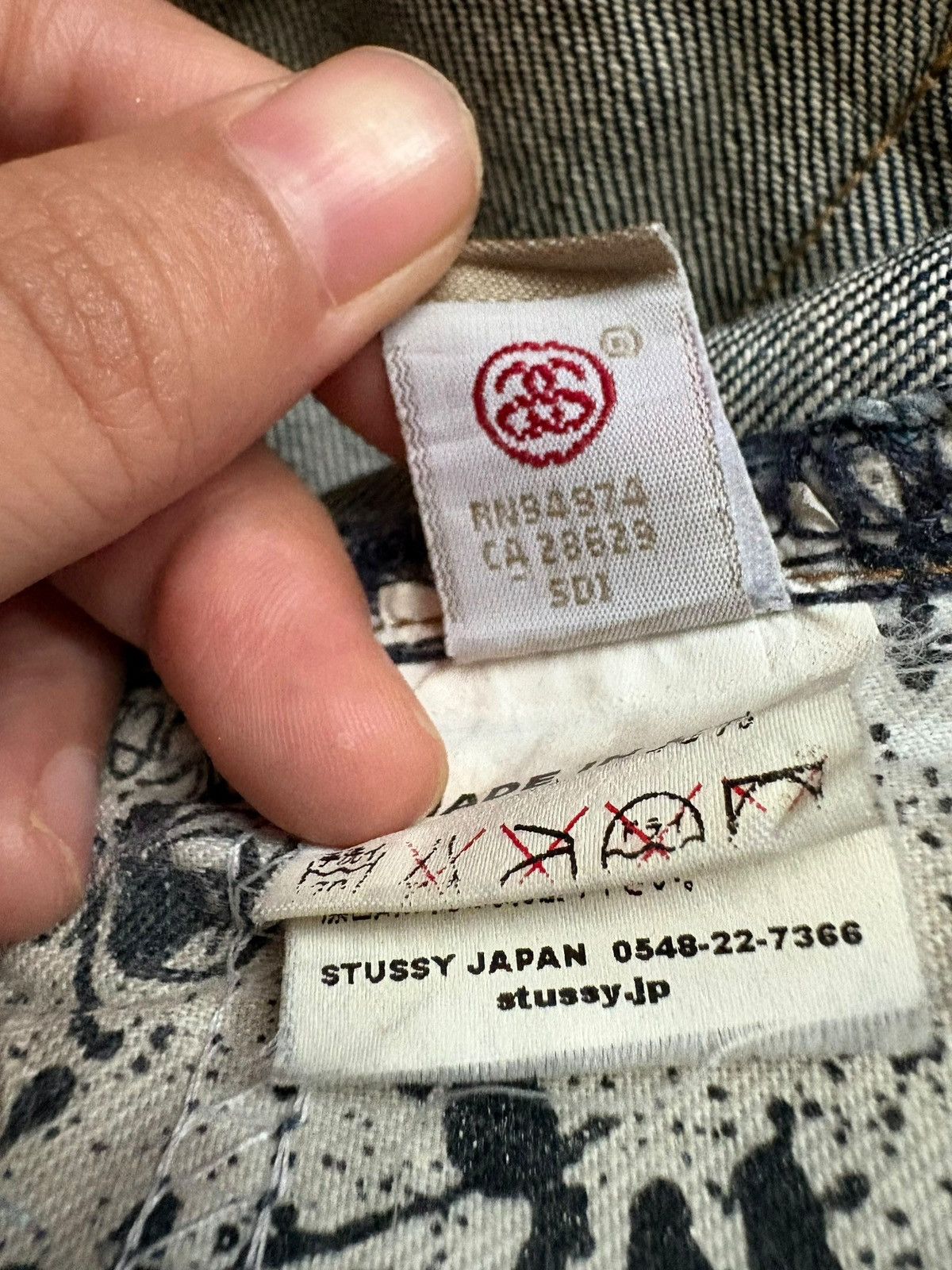 Stussy Vintage Stussy Rusty Mud Wash Distressed Loose Baggy Jeans Size US 32 / EU 48 - 10 Thumbnail