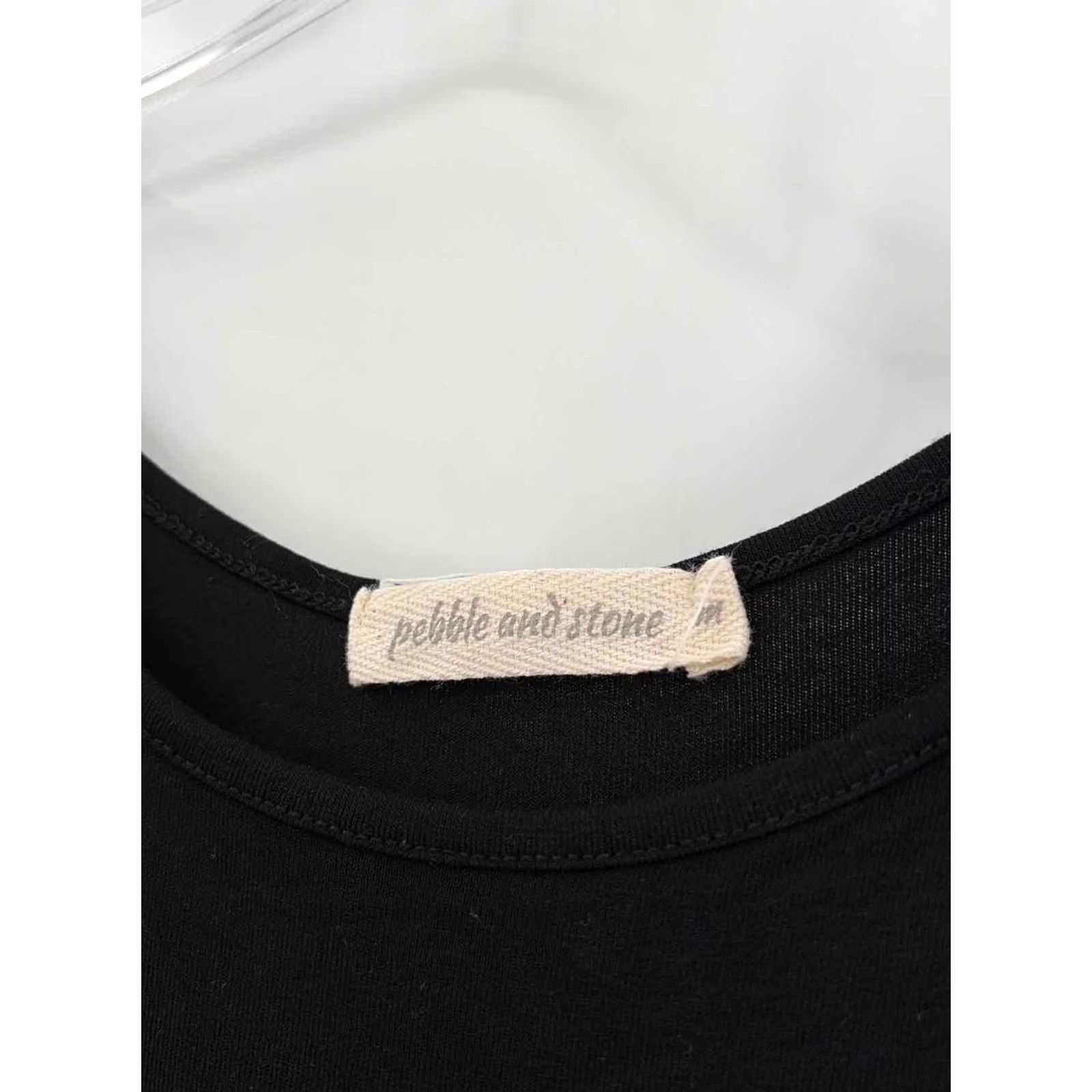 Vintage Pebble And Stone Blouse Black Size Medium Regular Adult? Size M / US 6-8 / IT 42-44 - 3 Thumbnail