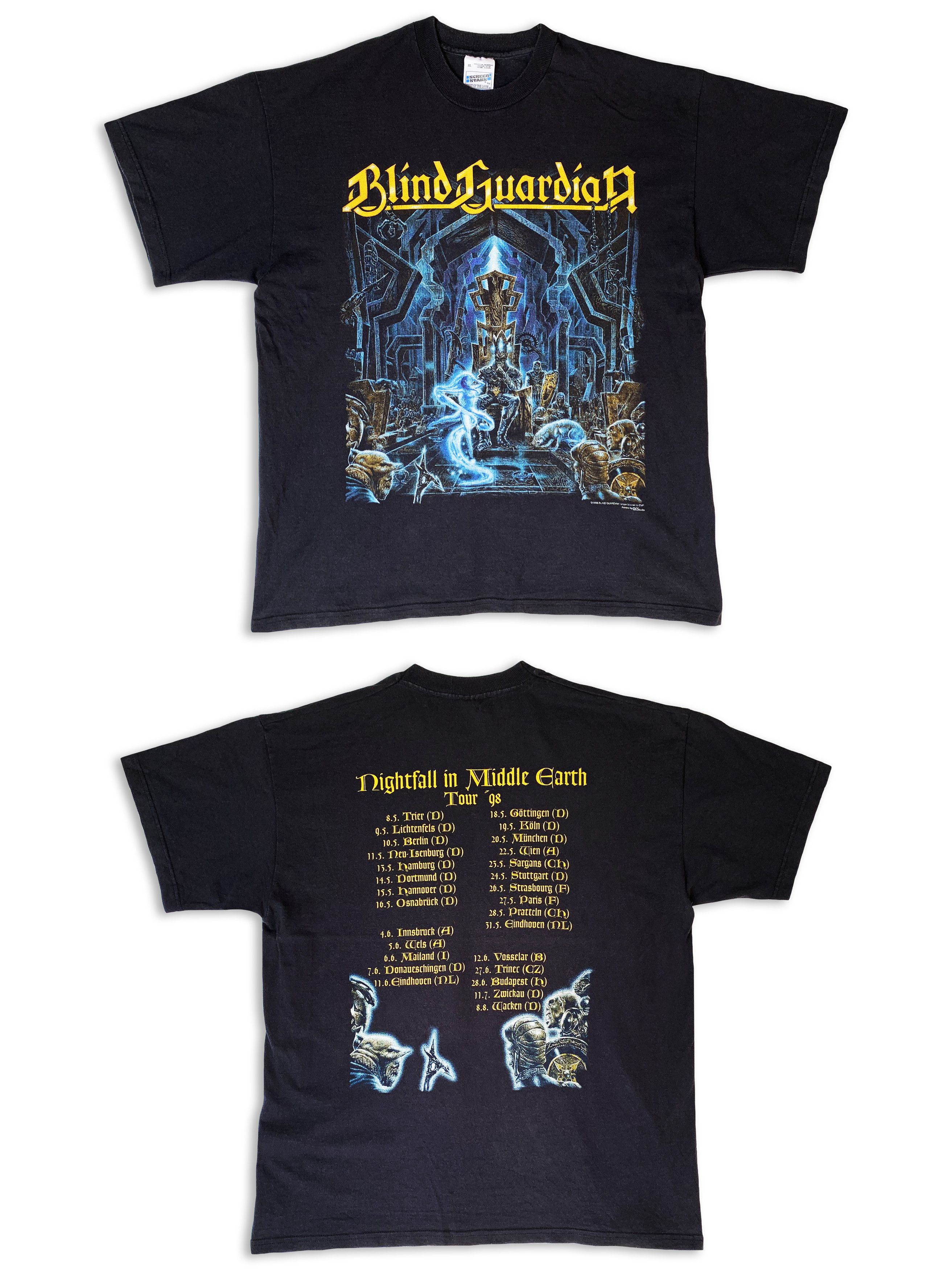 Band Tees 1998 BLIND GUARDIAN t shirt Nightfall in Middle Earth Tour Size US XL / EU 56 / 4 - 1 Thumbnail
