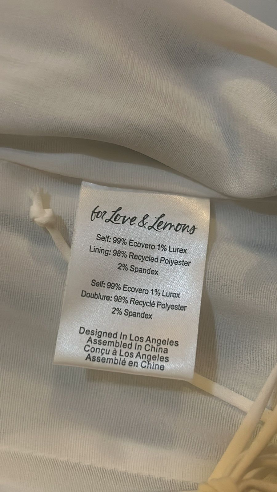 For Love & Lemons For Love & Lemons Leslie Crop Top Size XS Size XS / US 0-2 / IT 36-38 - 6 Thumbnail