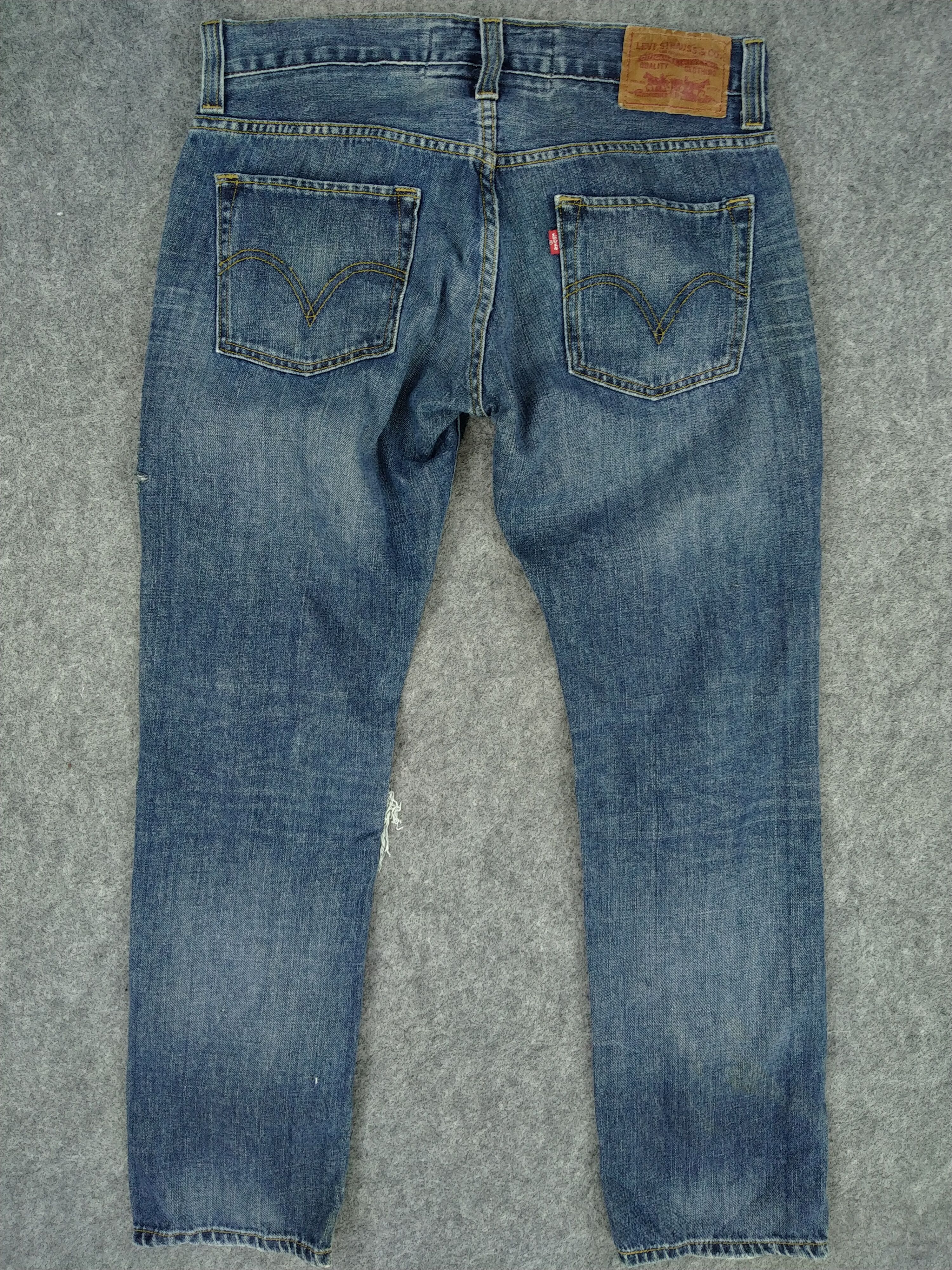 Levi's Skinny Ripped Vintage Levi's 511 Denim 33x30 -JN440 Size US 33 - 2 Thumbnail