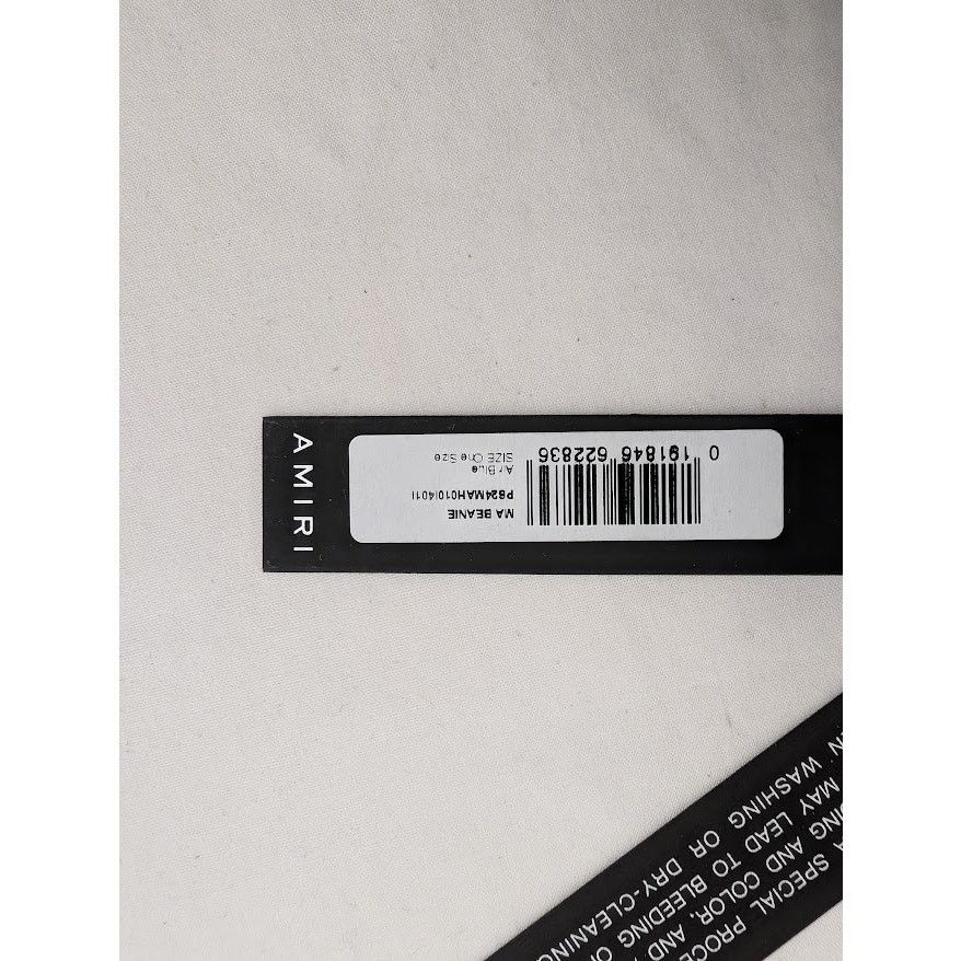Amiri o1rshd1 Q:9 / MA Beanie Hat / Cap in Air Blue Size ONE SIZE - 10 Thumbnail