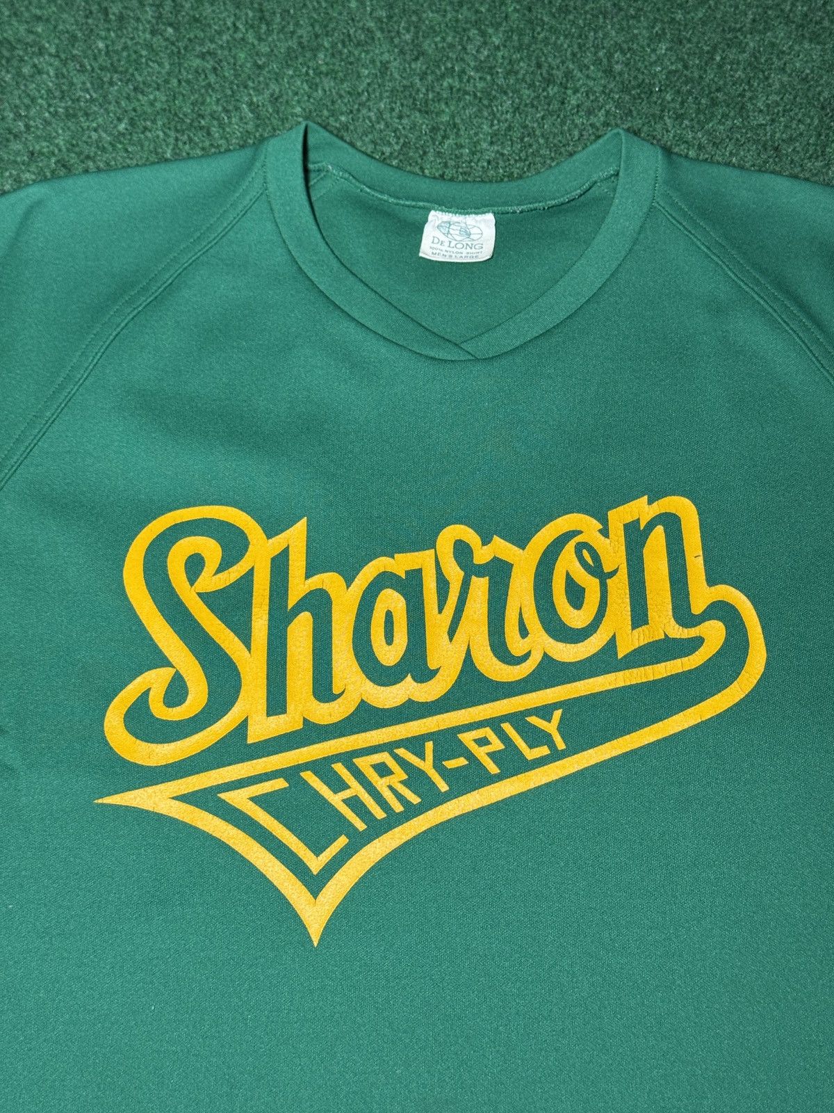 Delong Softball Sharon Baseball 70s 80s Delong M/L #8 Jersey Size US L / EU 52-54 / 3 - 2 Thumbnail
