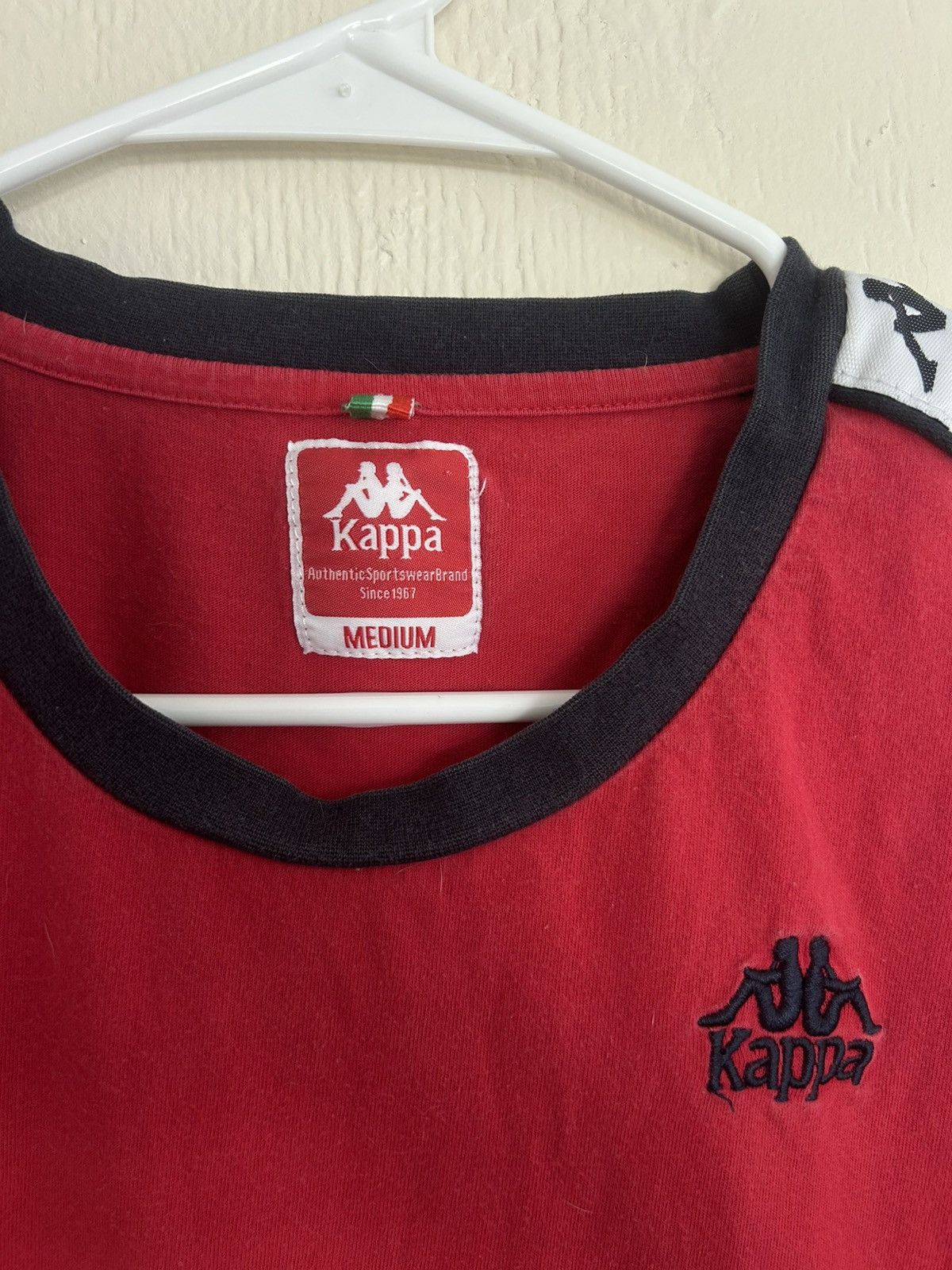 Kappa Kappa Embroidered Logo Red Shirt Size US M / EU 48-50 / 2 - 4 Thumbnail