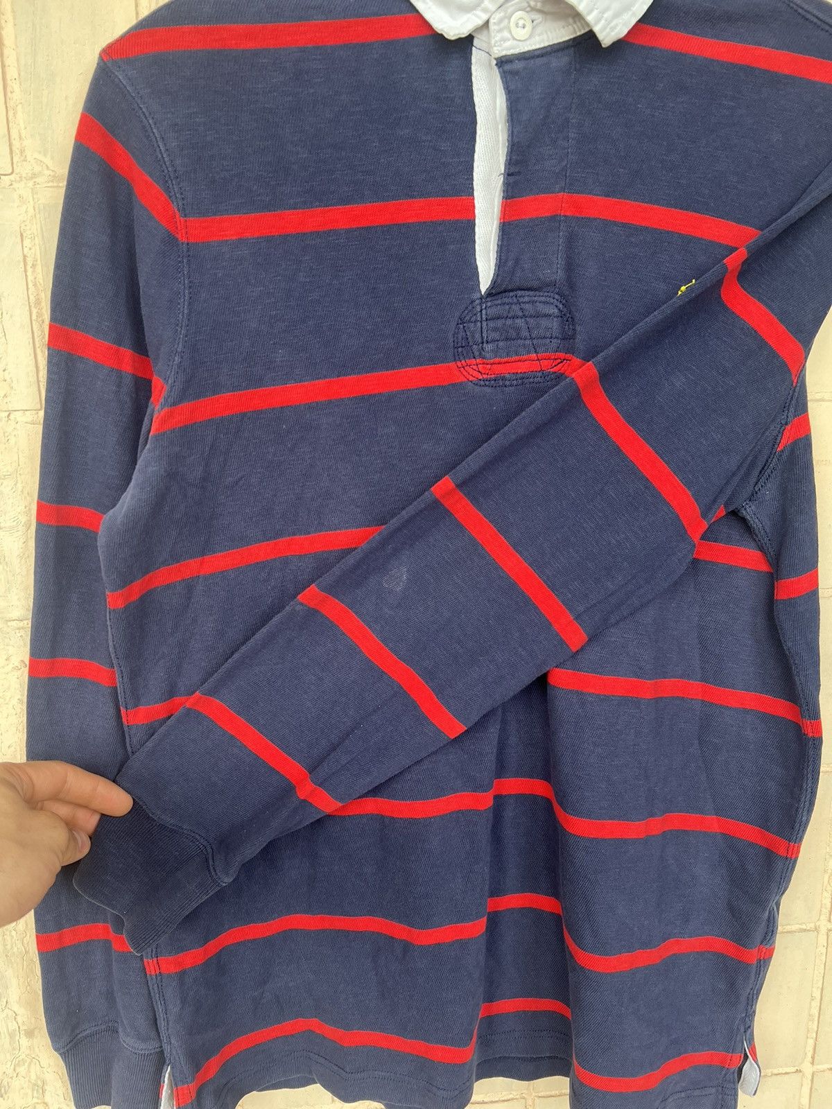 Polo Ralph Lauren Vintage 90s Polo Ralph Lauren Rugby Long Sleeve Shirt Size US S / EU 44-46 / 1 - 14 Thumbnail