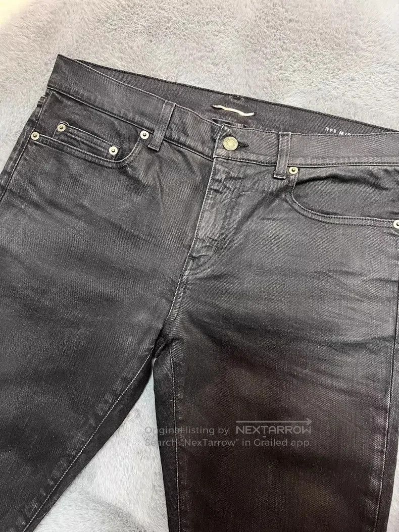 Saint Laurent Paris Saint Laurent Black Washed Skinny Jeans. Size US 32 / EU 48 - 8 Thumbnail