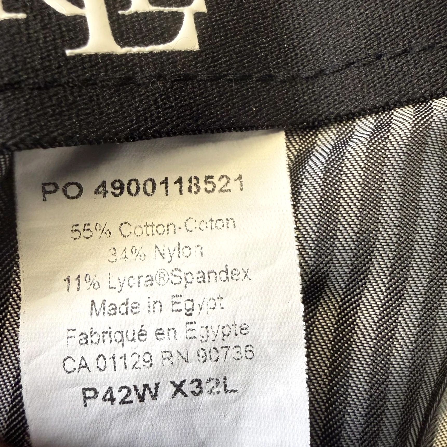 Ralph Lauren Lauren Ralph Lauren Black Label Men's 42x32 Organic Cotton Stretch Dress Pants Size US 42 / EU 58 - 4 Thumbnail