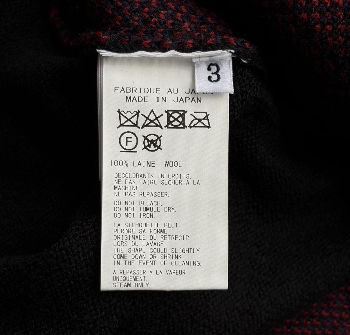 Yohji Yamamoto Yohji Yamamoto 24aw Black & Red Striped Cardigan K4 Size US L / EU 52-54 / 3 - 8 Thumbnail